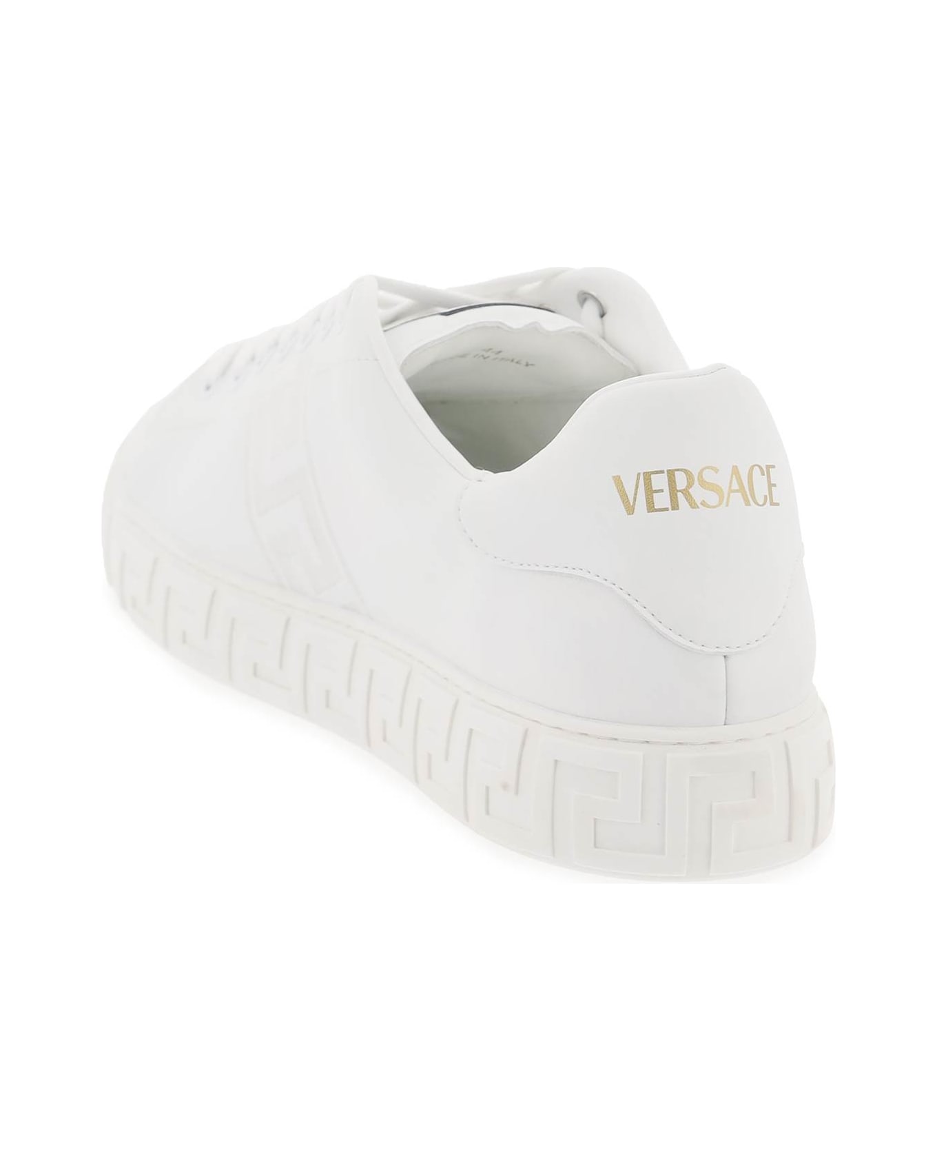 Versace Greca Sneakers - WHITE WHITE (White)