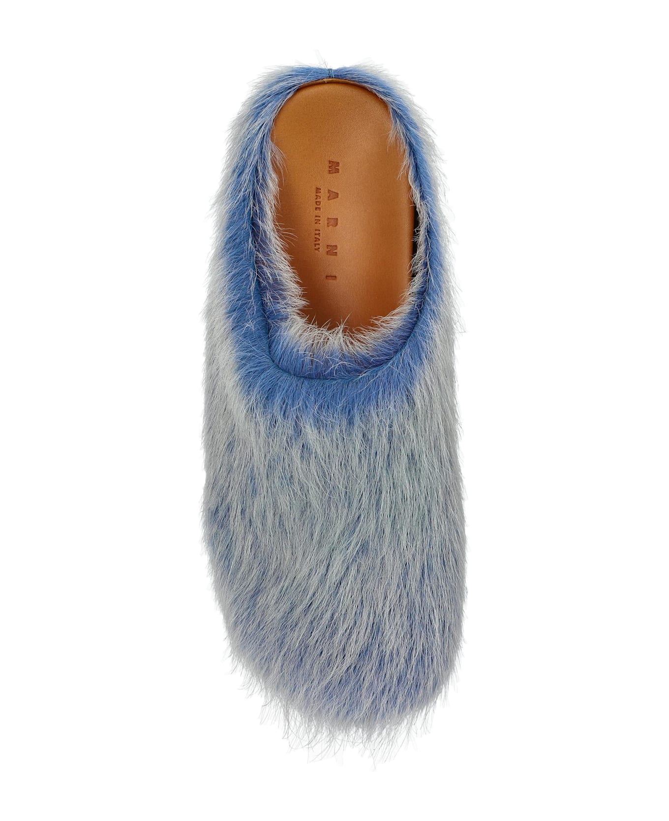 Marni Fur Slippers 
fussbett
 - Blu