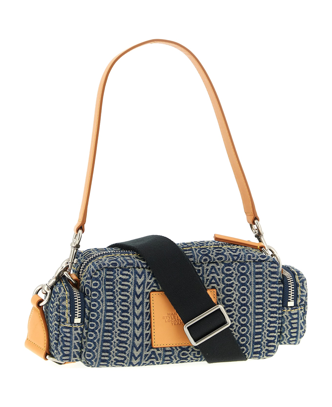 Marc Jacobs 
the Cargo Monogram Denim
 Shoulder Bag - Blue