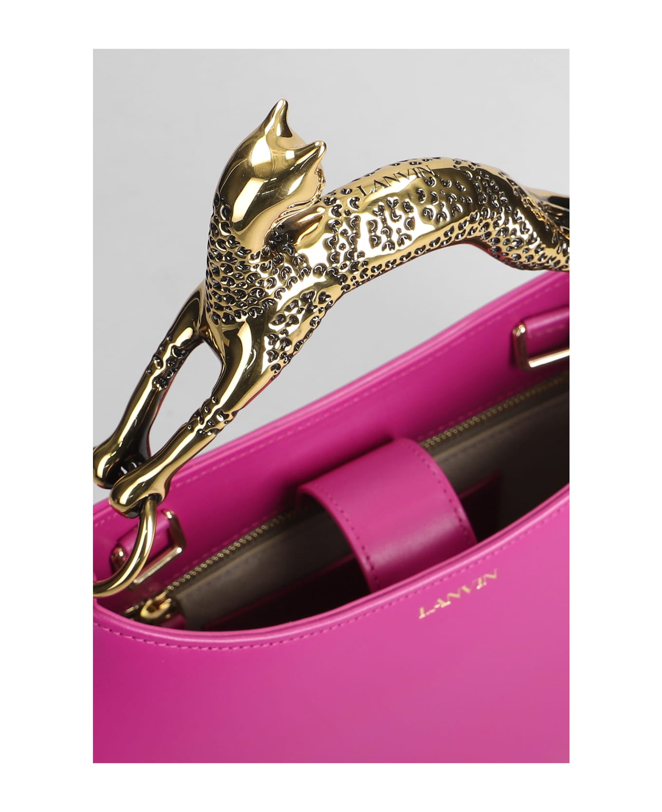 Lanvin Shoulder Bag In Fuxia Leather - fuxia