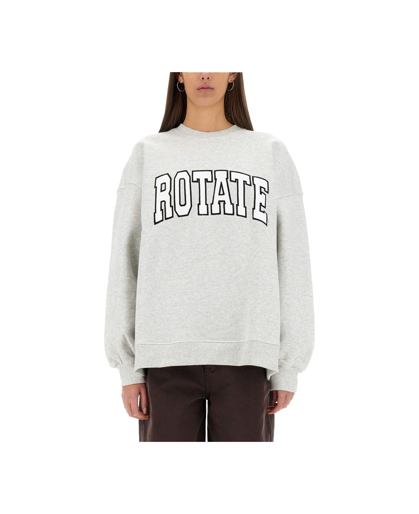 Rotate by Birger Christensen Heavy Cotton Sweatshirt - GREY