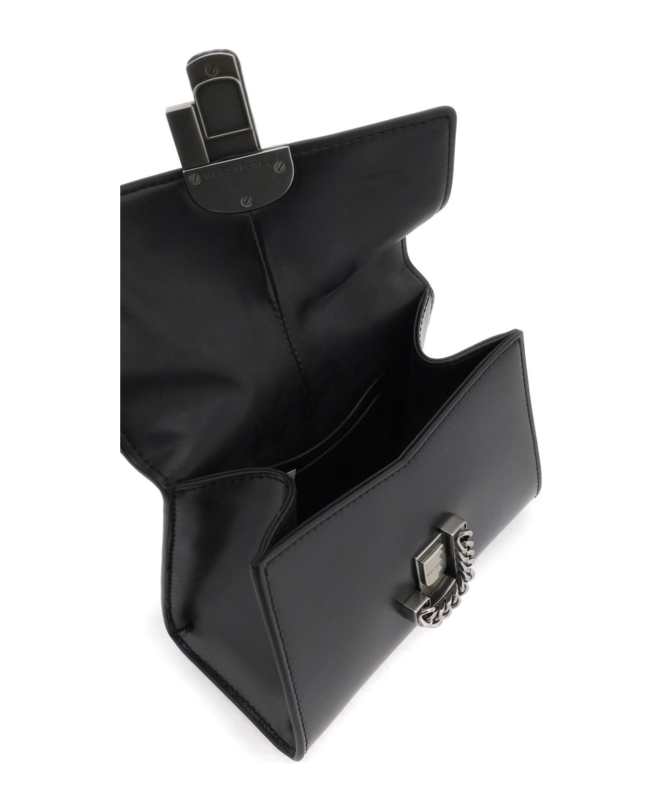 Marc Jacobs The Mini Tote Handbag - BLACK SILVER (Black)