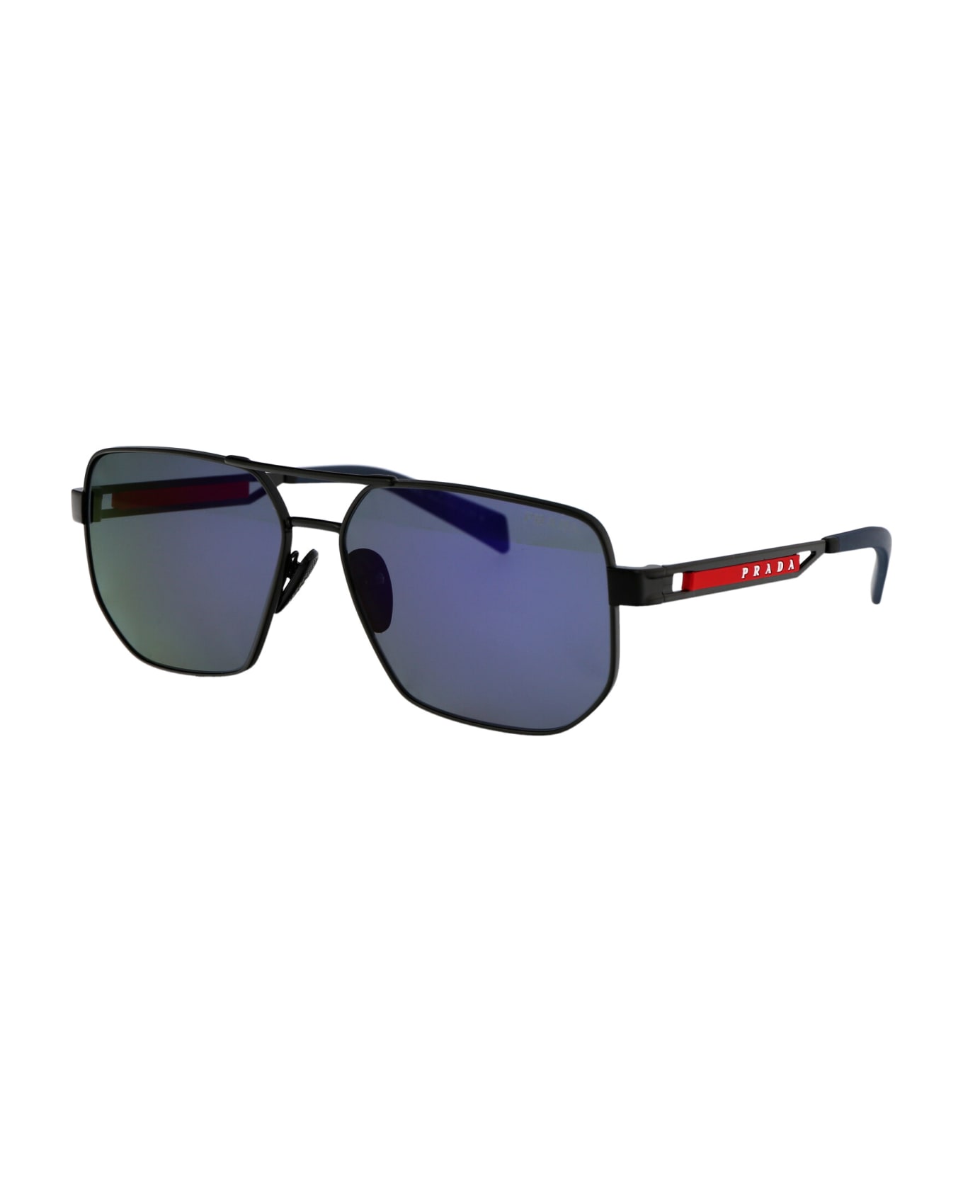 Prada Linea Rossa 0ps 51zs Sunglasses - 1BO70A Matte Black
