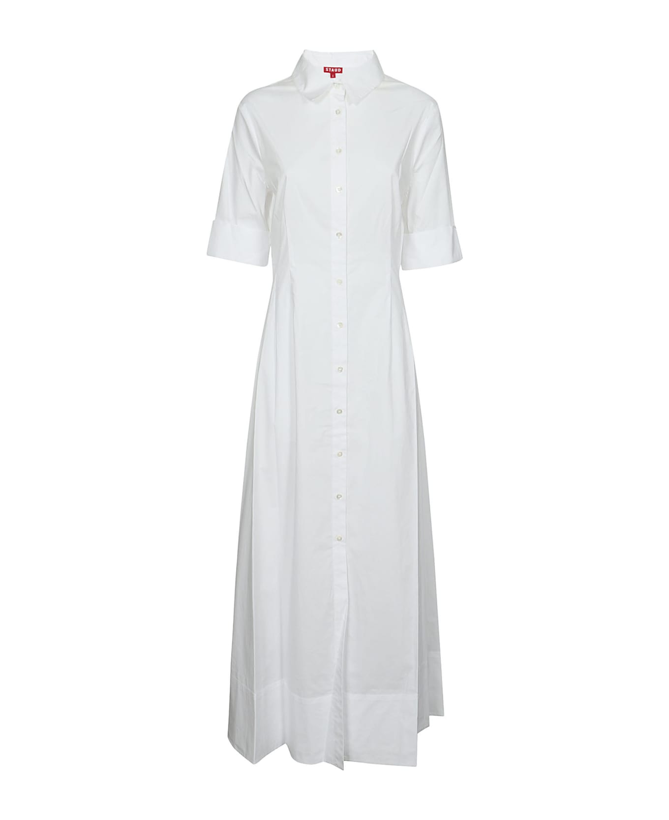 STAUD Joan Maxi Dress - White