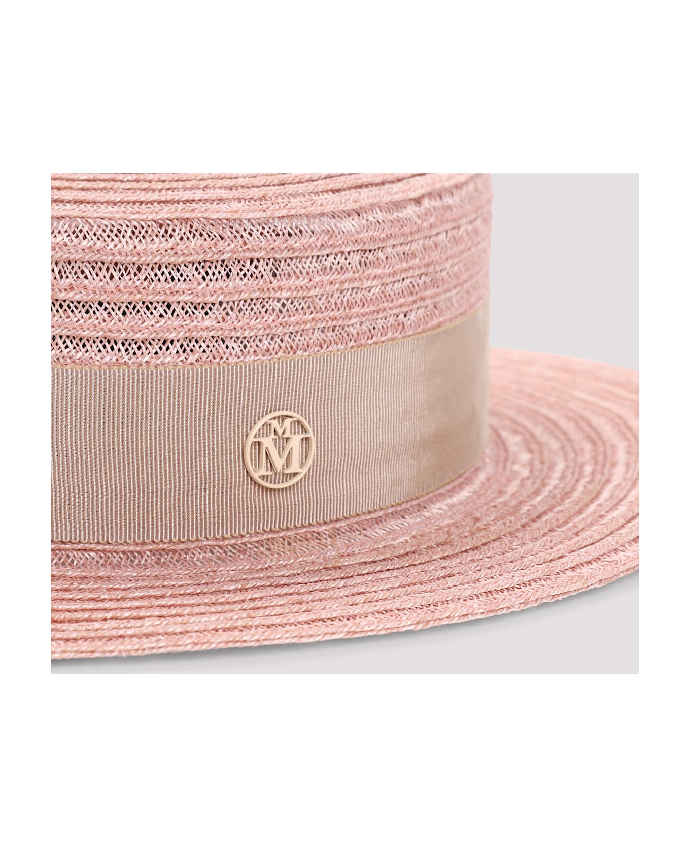 Maison Michel Kiki Straw Hat - Bunker Beige