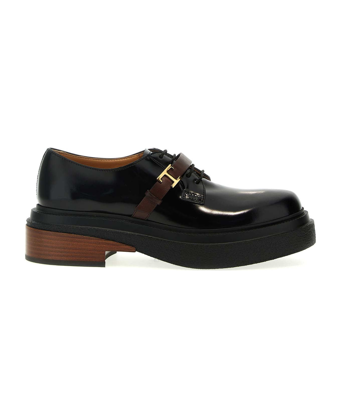 Tod's Leather Lace Up Shoes - Brown レースアップシューズ