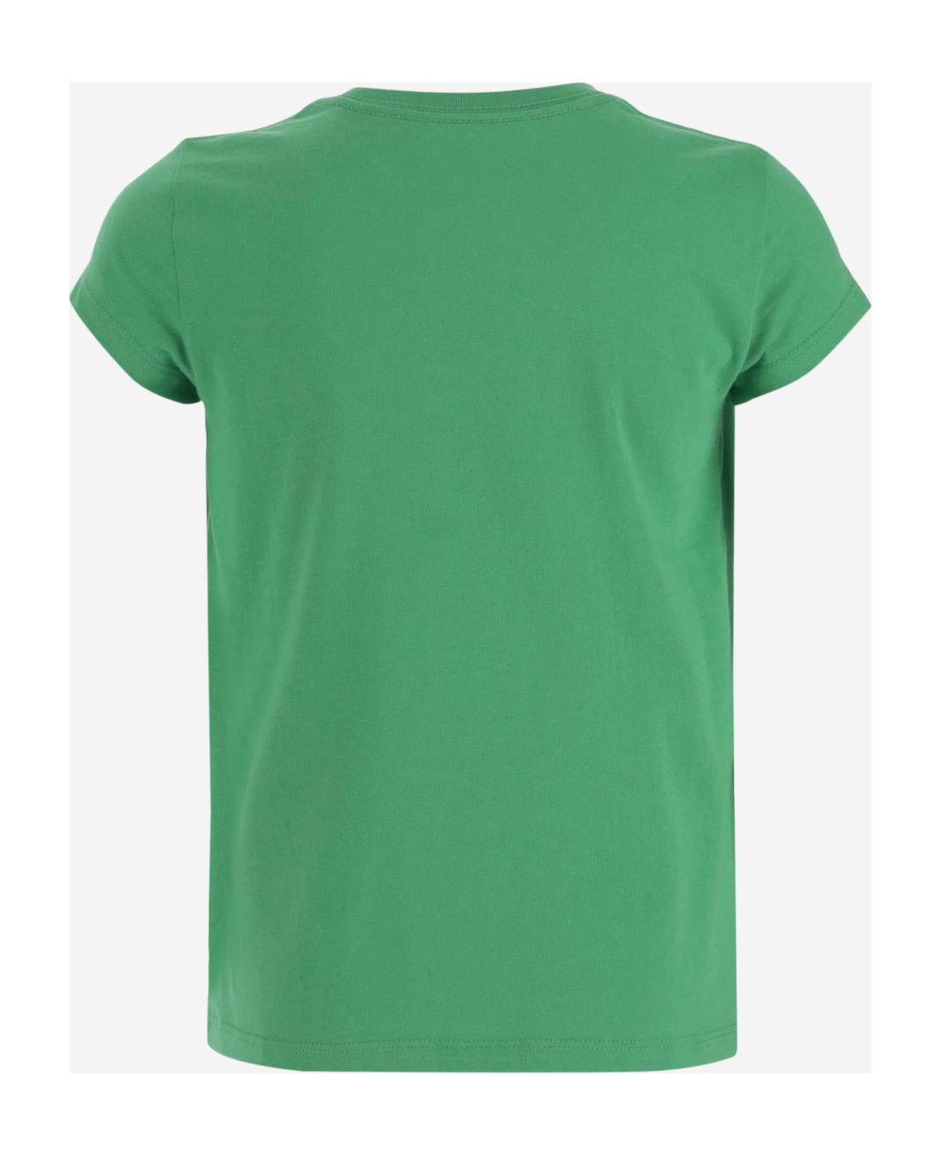 Polo Ralph Lauren Cotton T-shirt With Logo - Green