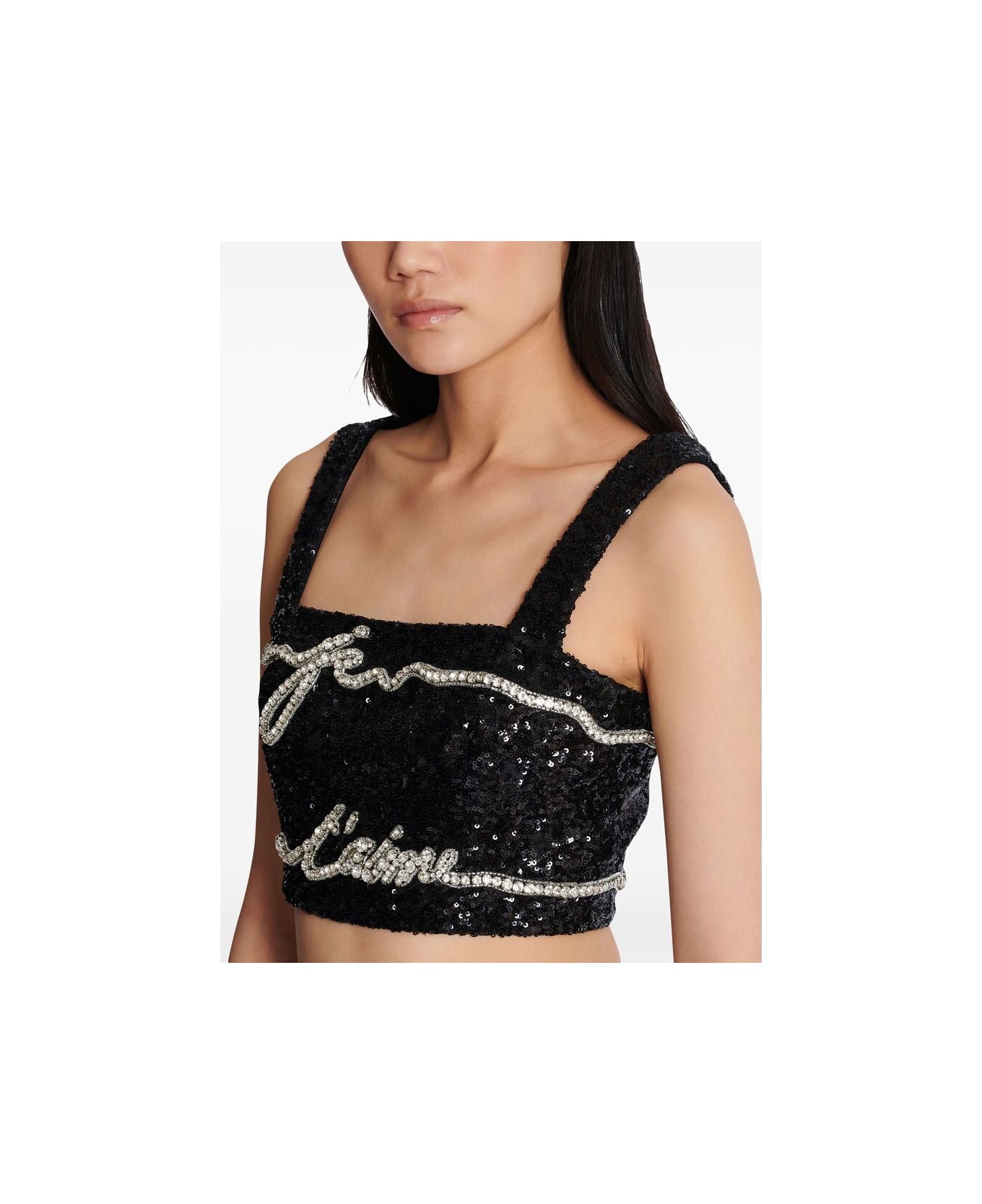 Balmain Top - BLACK