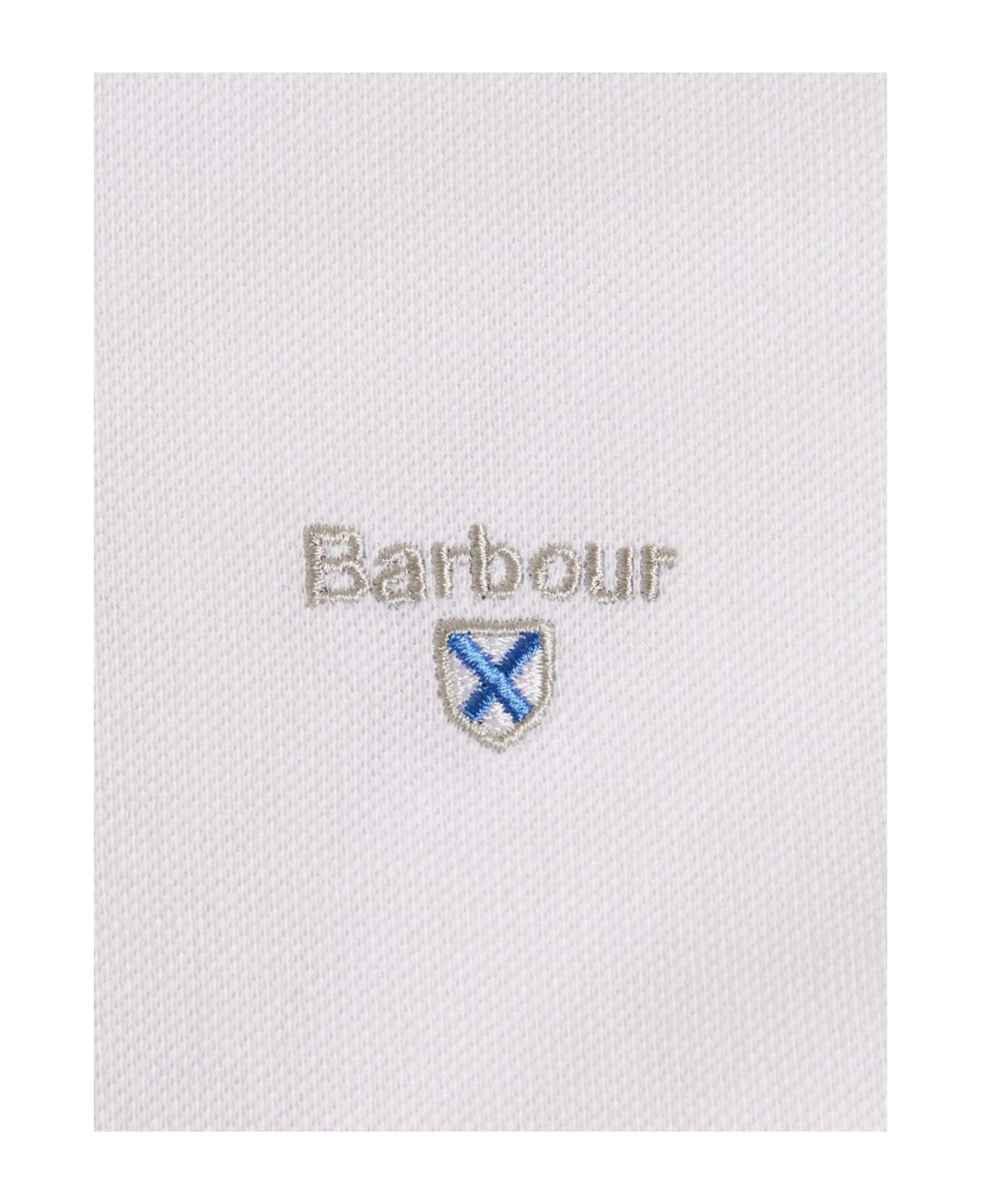 Barbour 'sports' Polo Shirt - White