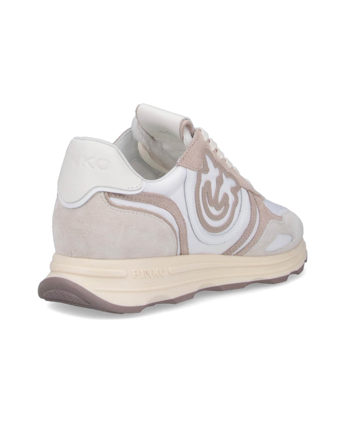 Pinko Logo Sneakers - Gray