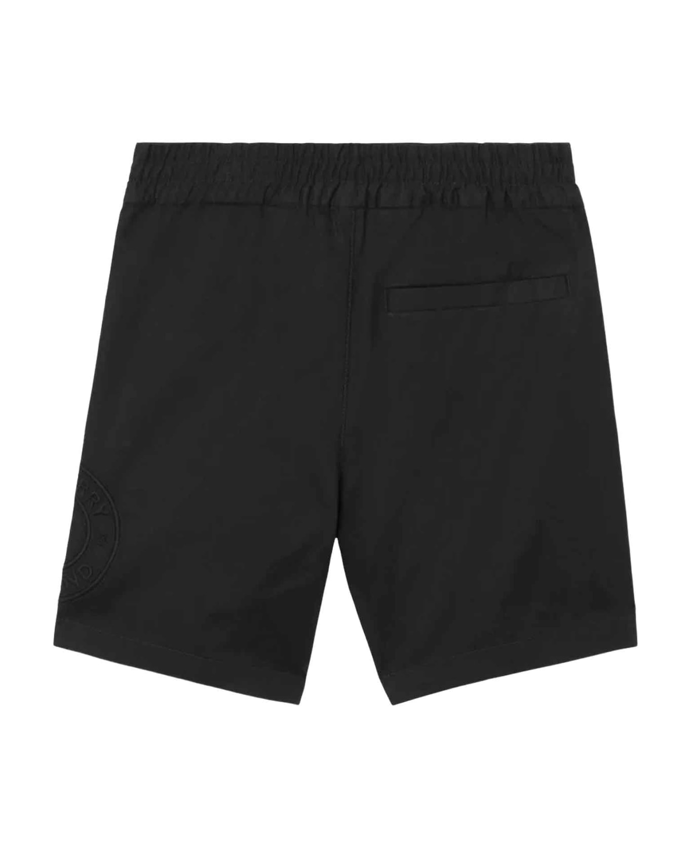 Burberry Black Bermuda Shorts Boy - Nero