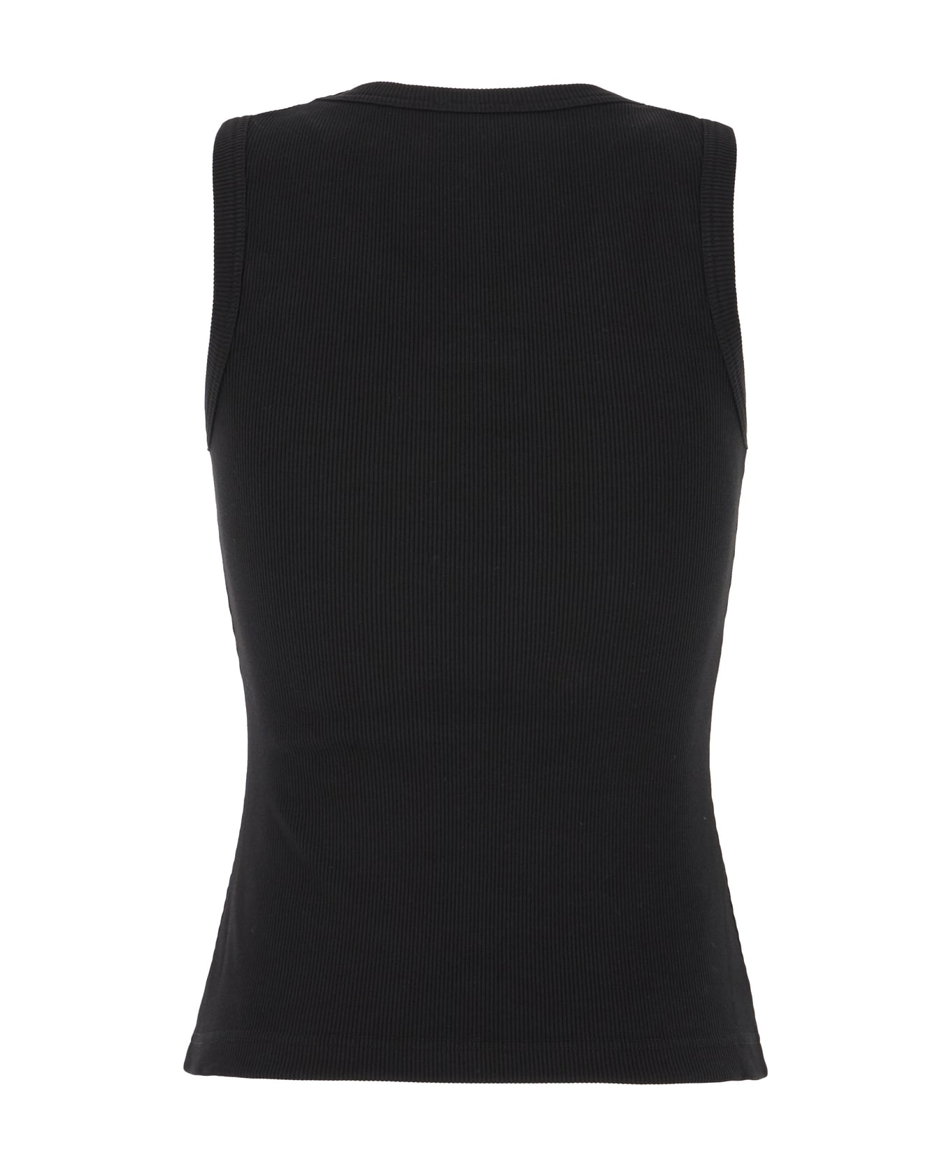 Alexander McQueen Black Cotton Top - BLACK