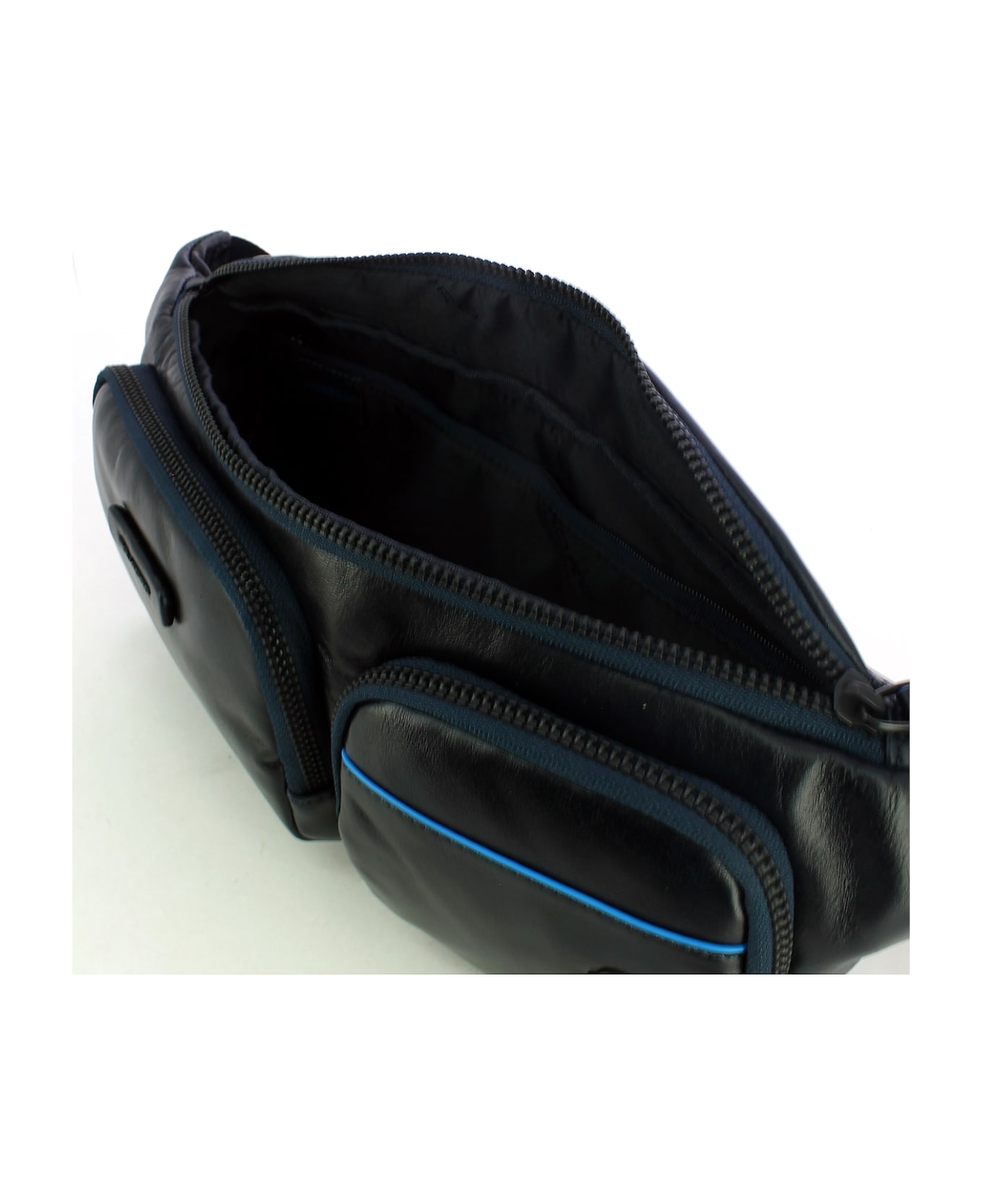Piquadro Men's Belt Bag - Blue