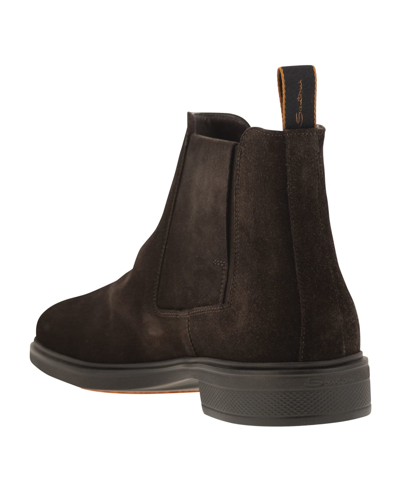 Santoni Suede Ankle Boots - Brown