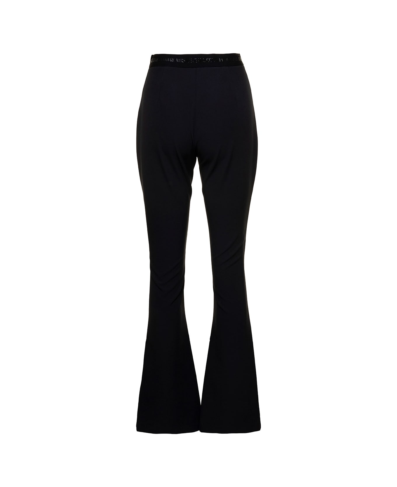 Versace Jeans Couture Flared Trousers - BLACK ボトムス