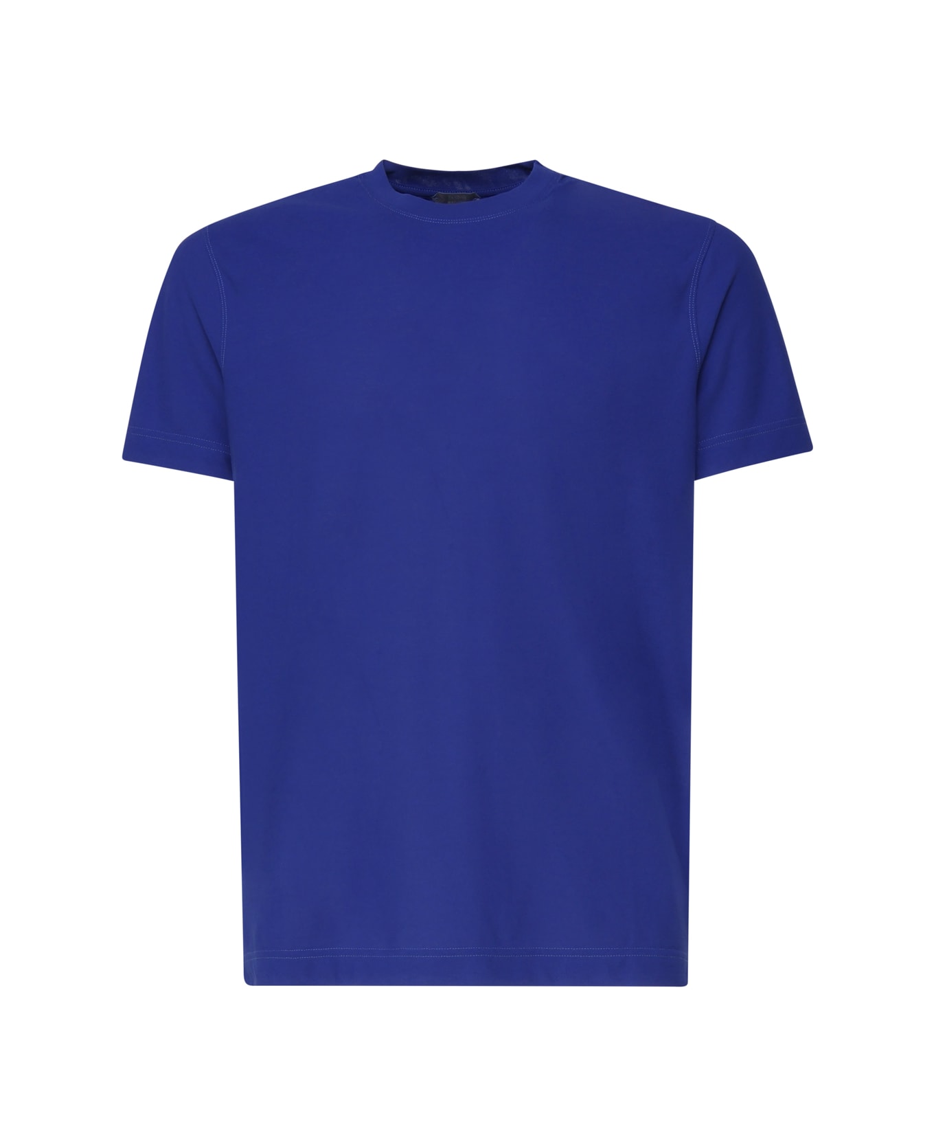 Zanone Cotton T-shirt - Clear Blue