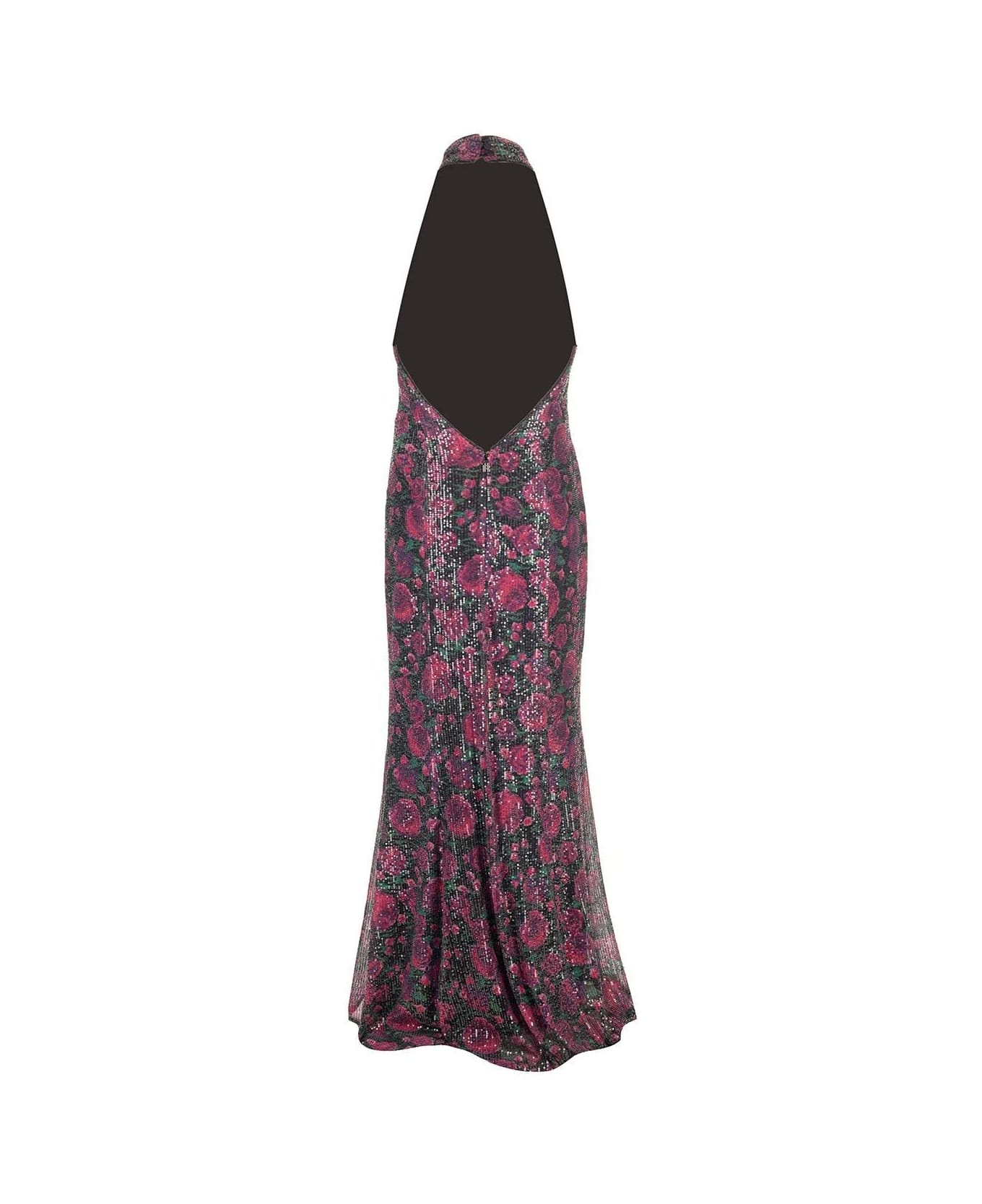 Rotate by Birger Christensen Sequin Embellished Open-back Maxi Dress - Multicolor