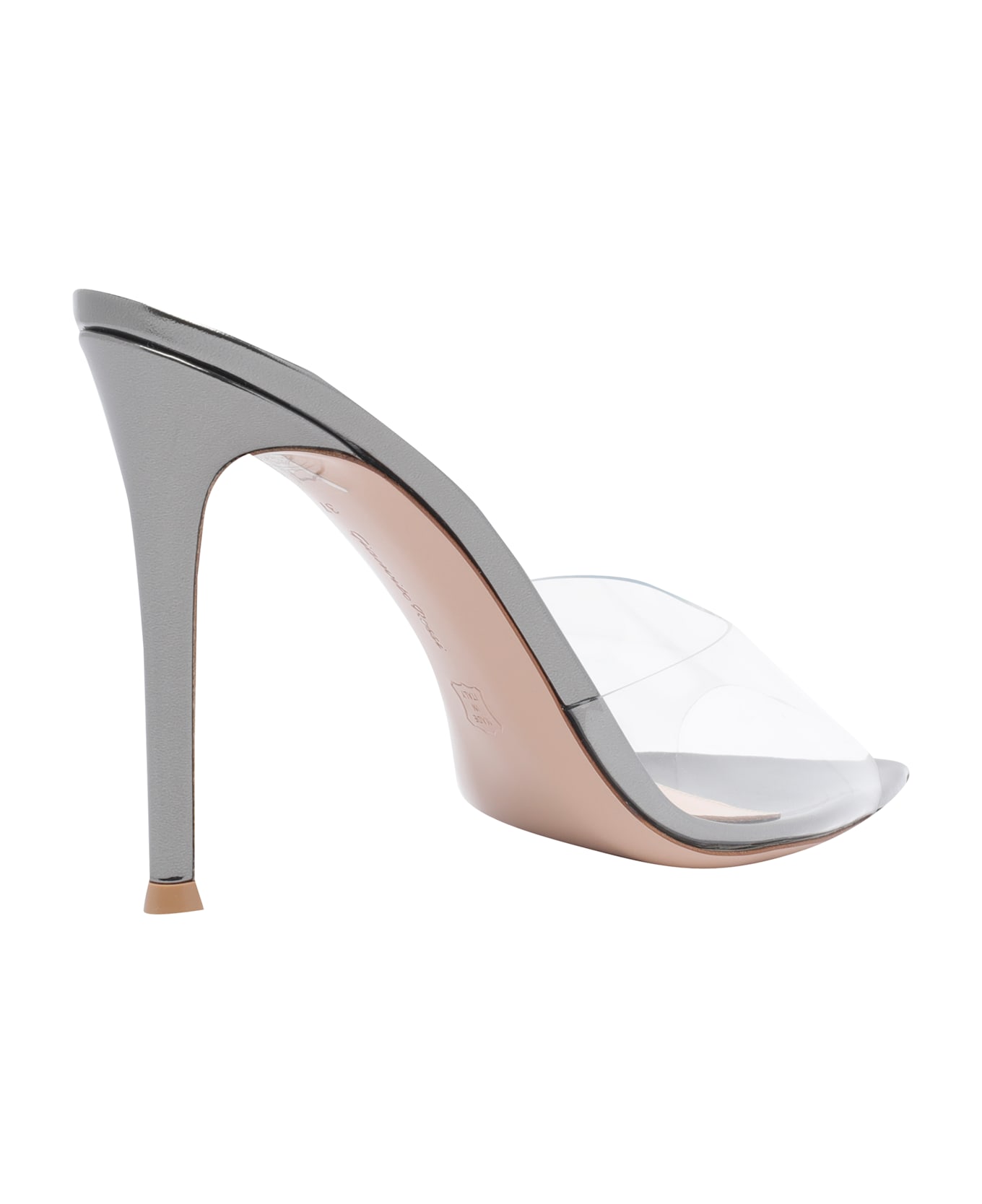 Gianvito Rossi Elle Pump Sandals - Silver