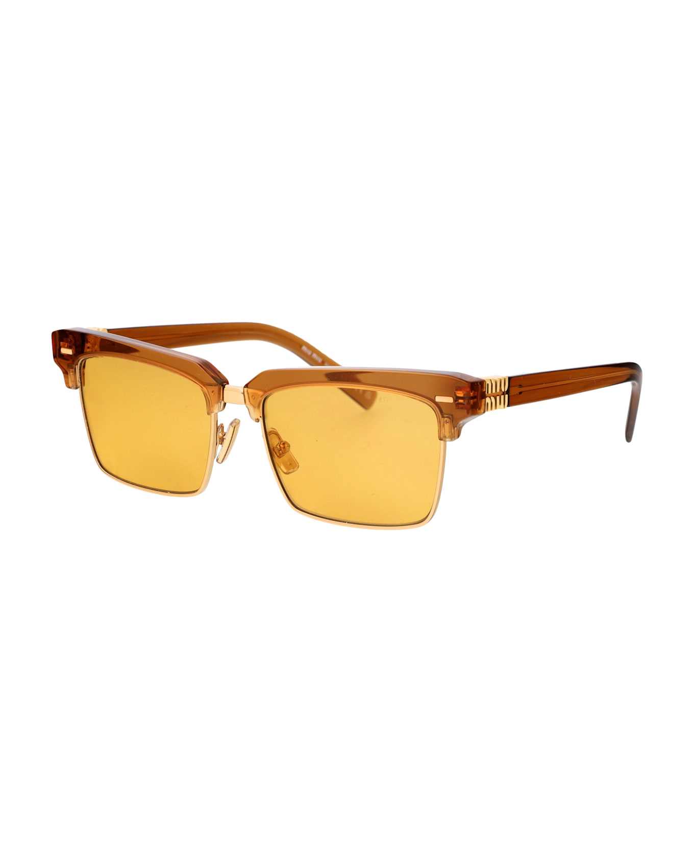 Miu Miu Eyewear 0mu 10zs Sunglasses - 15T0B7 Caramel Trasparent