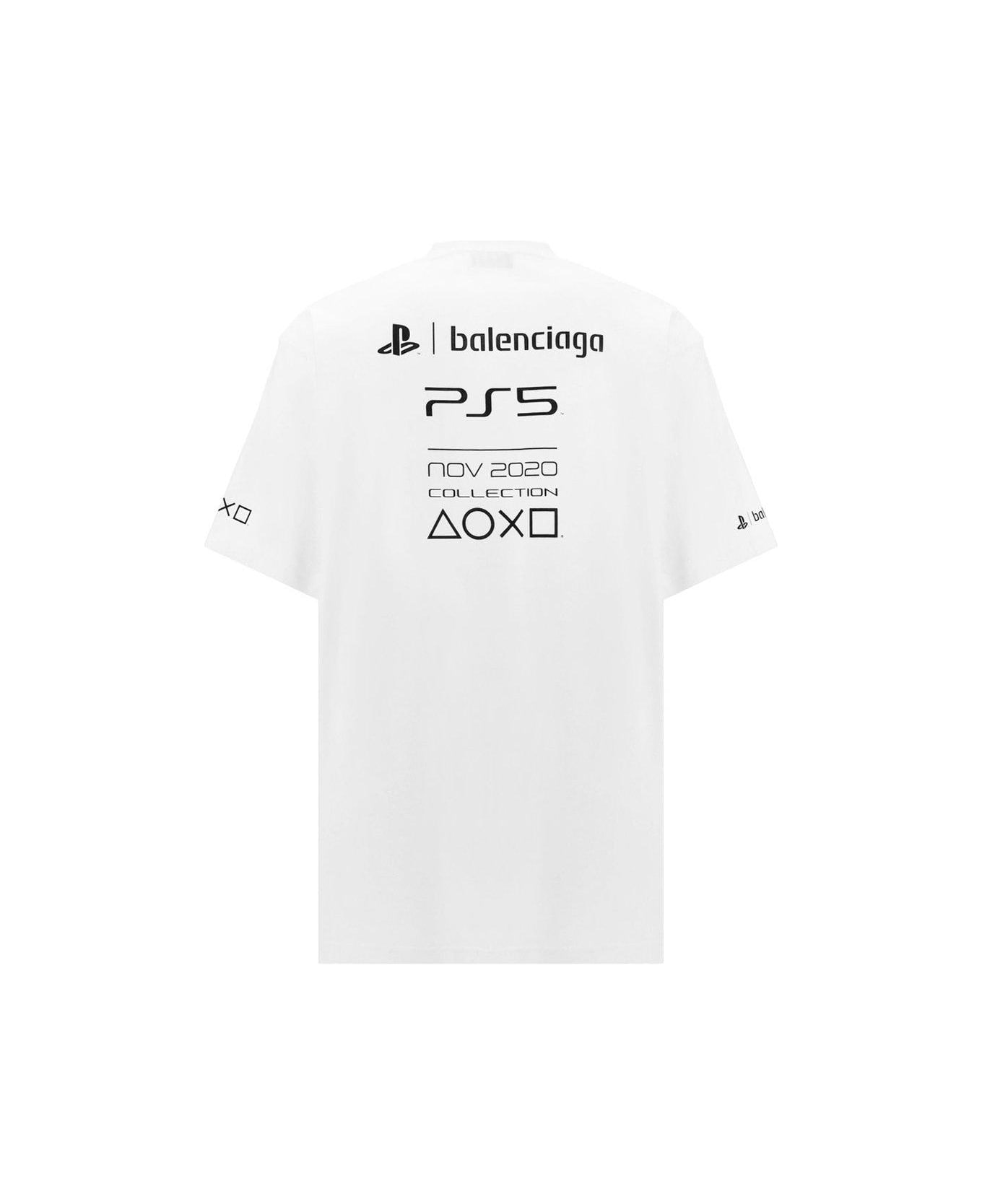 Balenciaga X Sony Playstation 5 Boxy T-shirt - WHITE