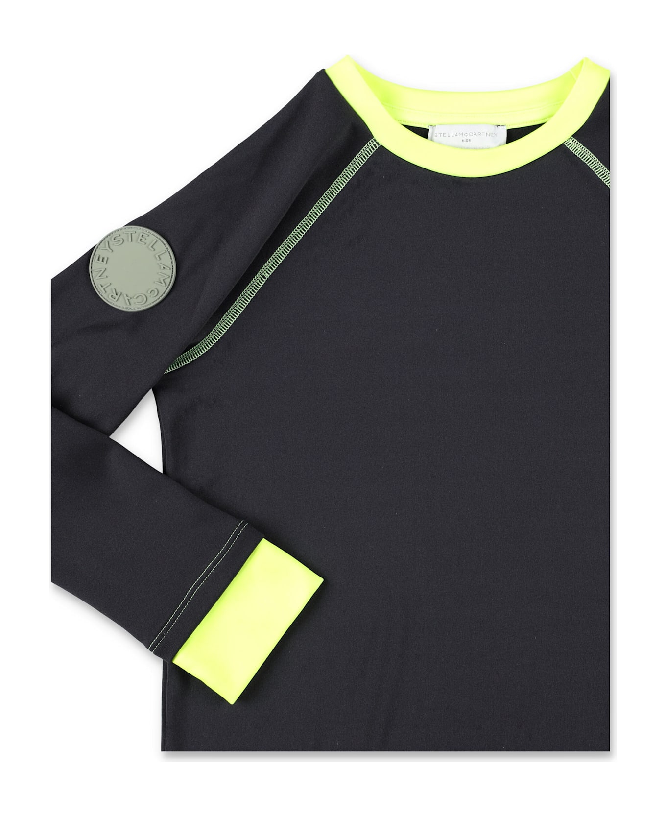 Stella McCartney Kids Black Ski Set With Neon Details - BLACK