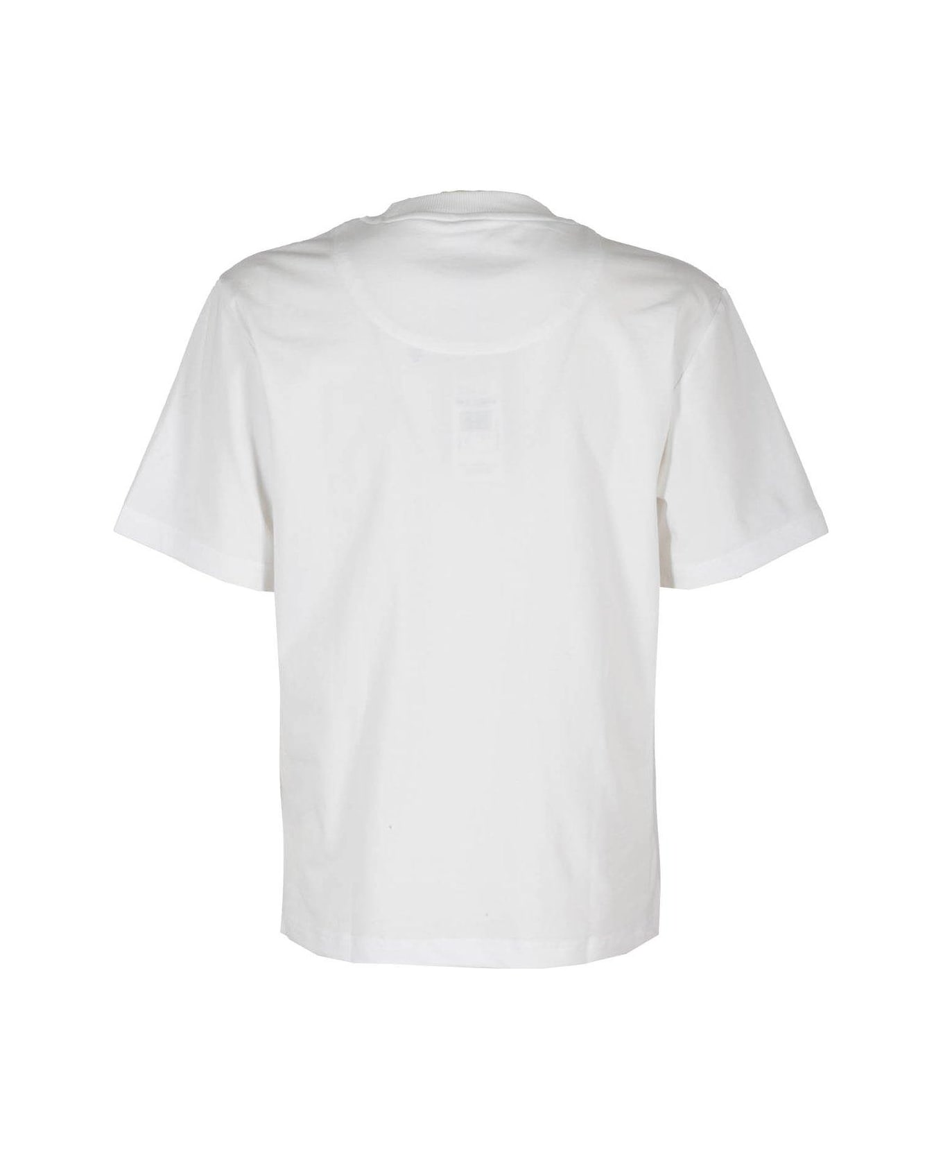 Adidas by Stella McCartney Logo Printed Crewneck T-shirt - White