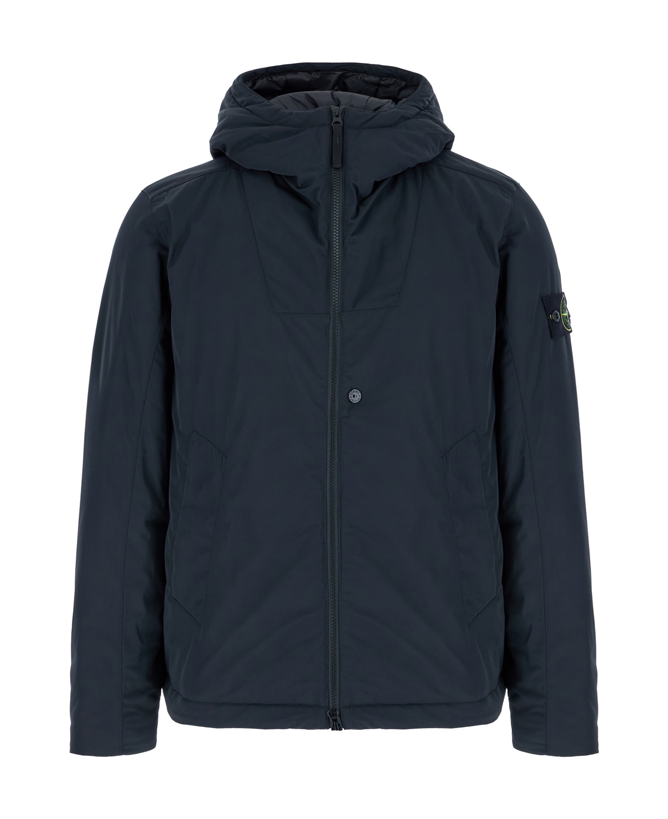 Stone Island Midnight Blue Polyester Padded Jacket - BLUE