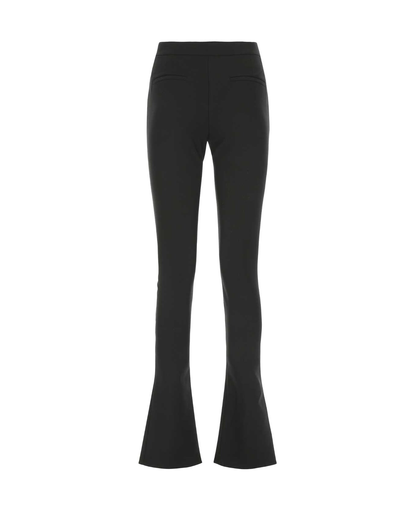 Off-White Black Stretch Polyester Blend Pant - 1001