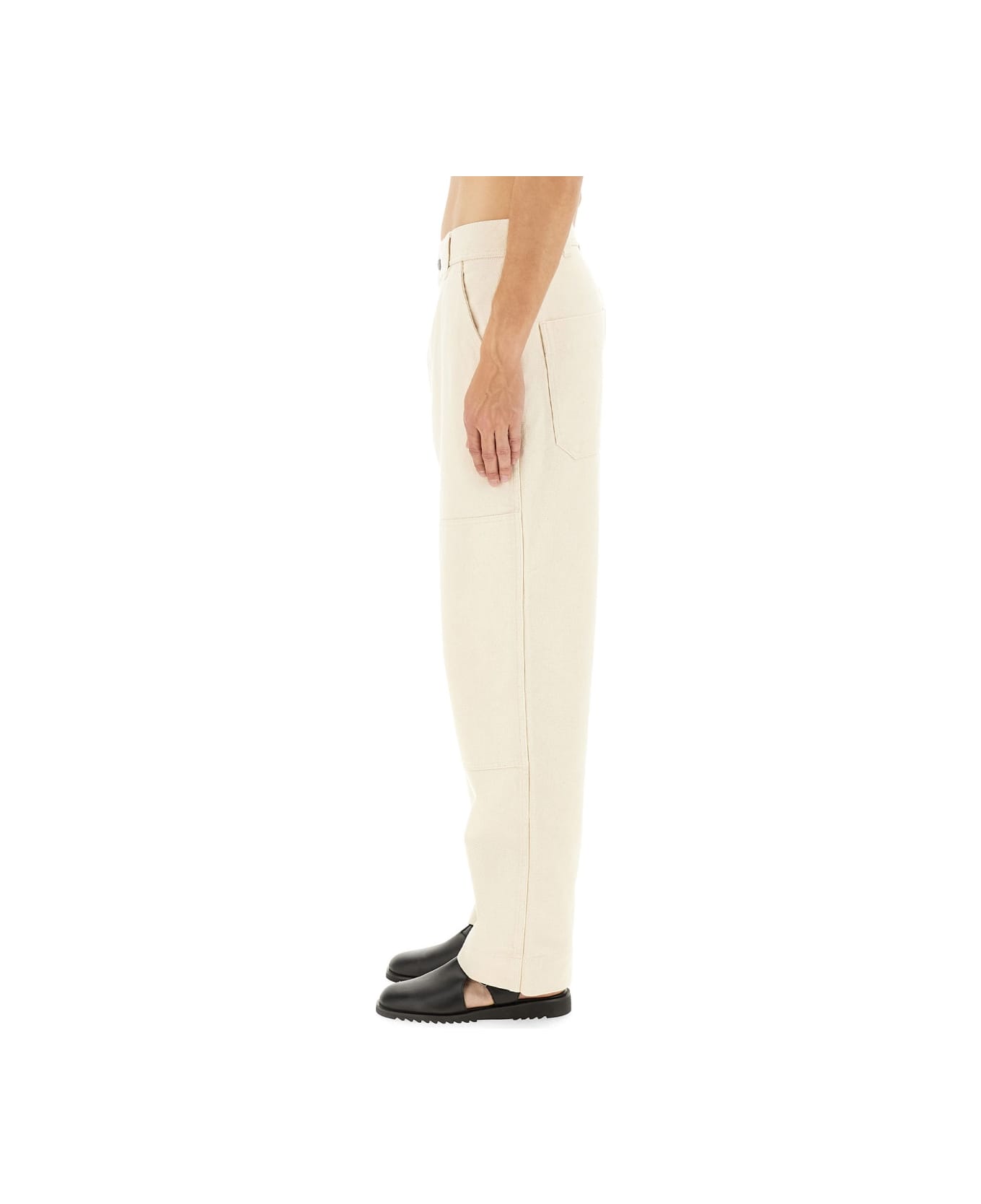 Margaret Howell Tool Pocket Pant - BEIGE