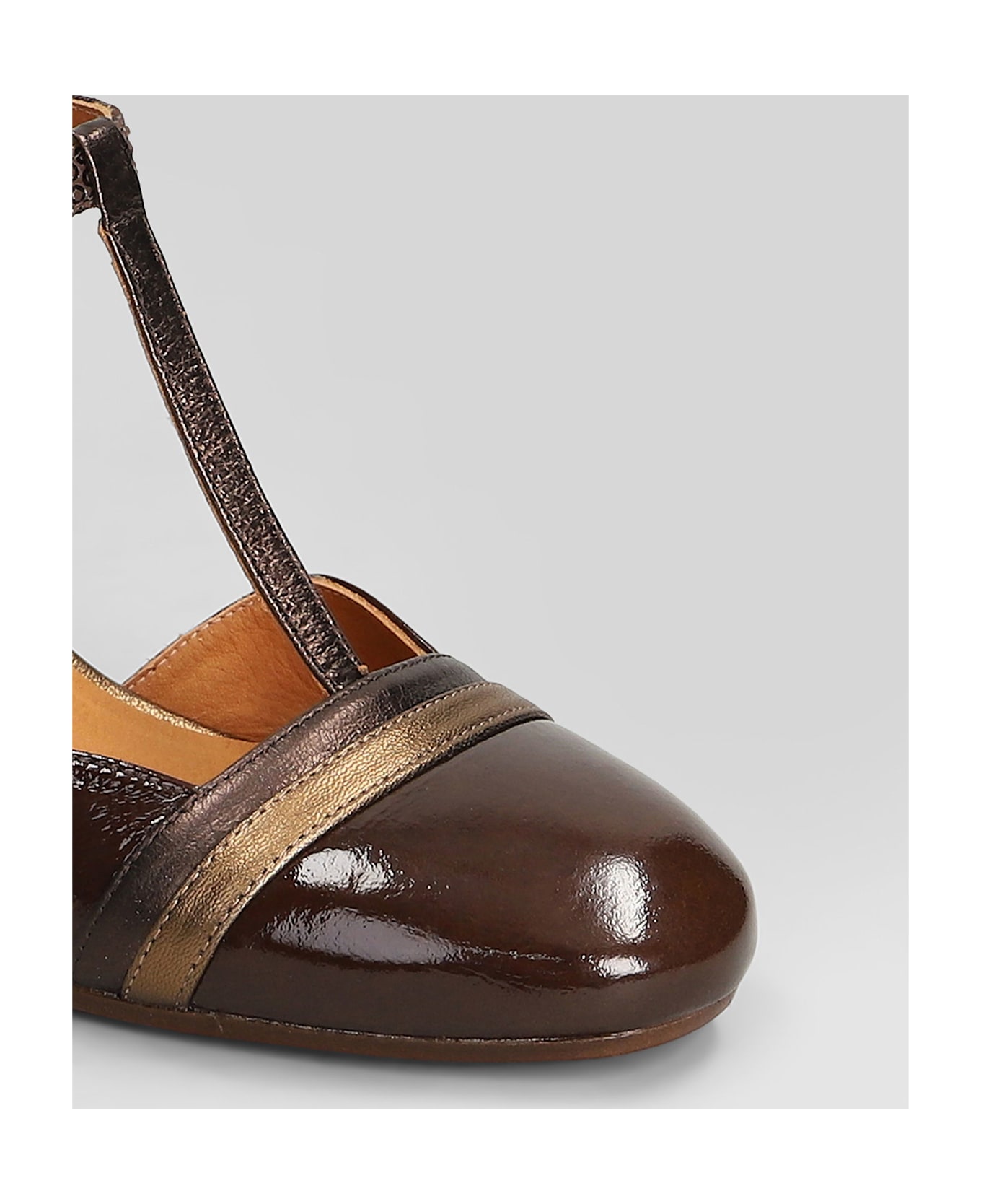 Chie Mihara Miver Pumps In Brown Leather - brown