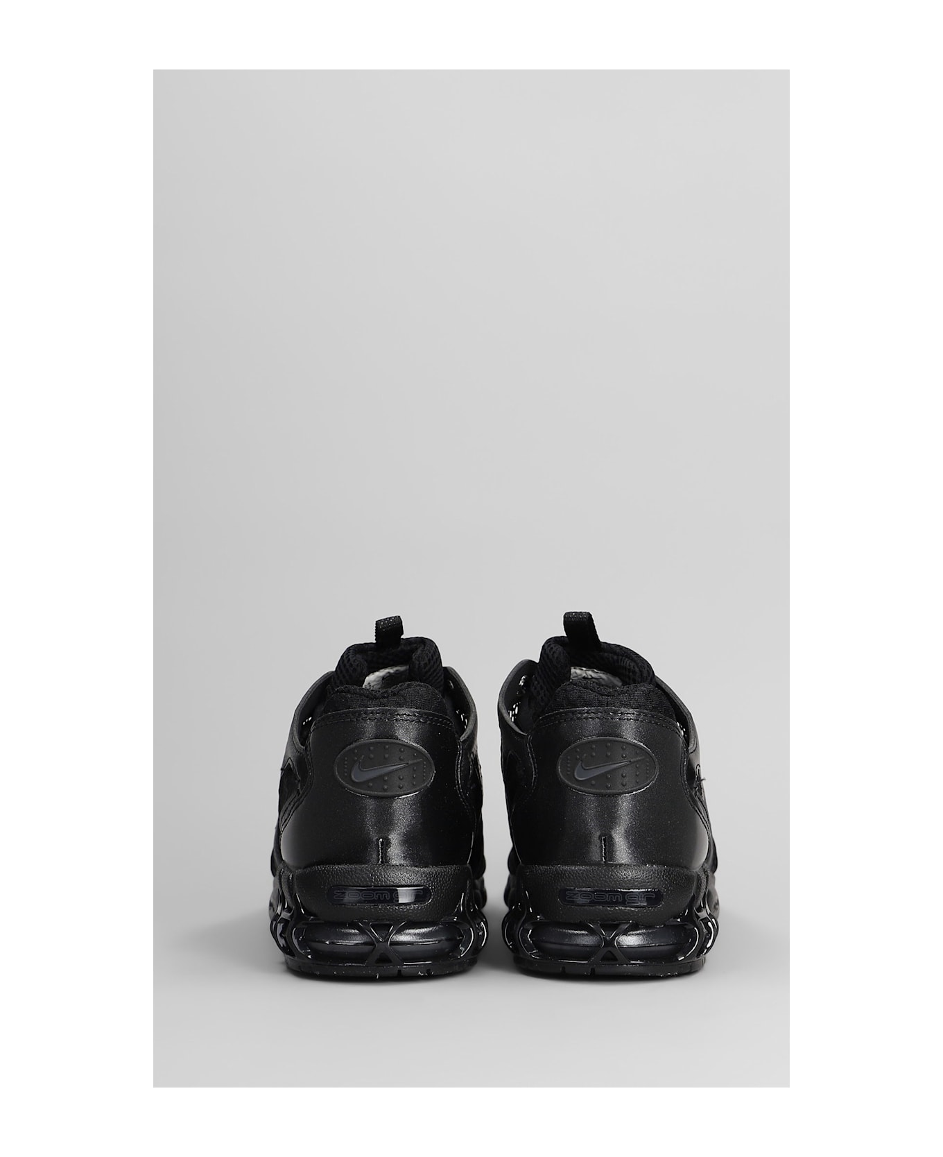 Nike Zoom Spiridon Cage 2 Sneakers In Black Leather And Fabric - black