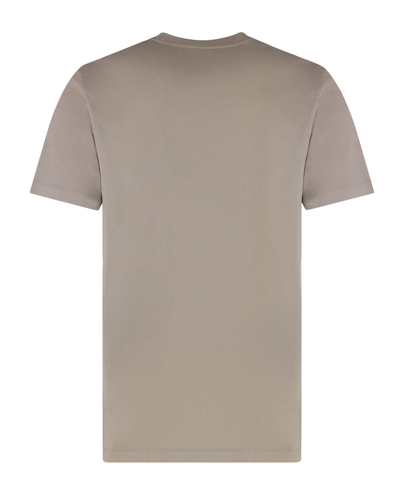 Moncler Logo Cotton T-shirt - turtledove