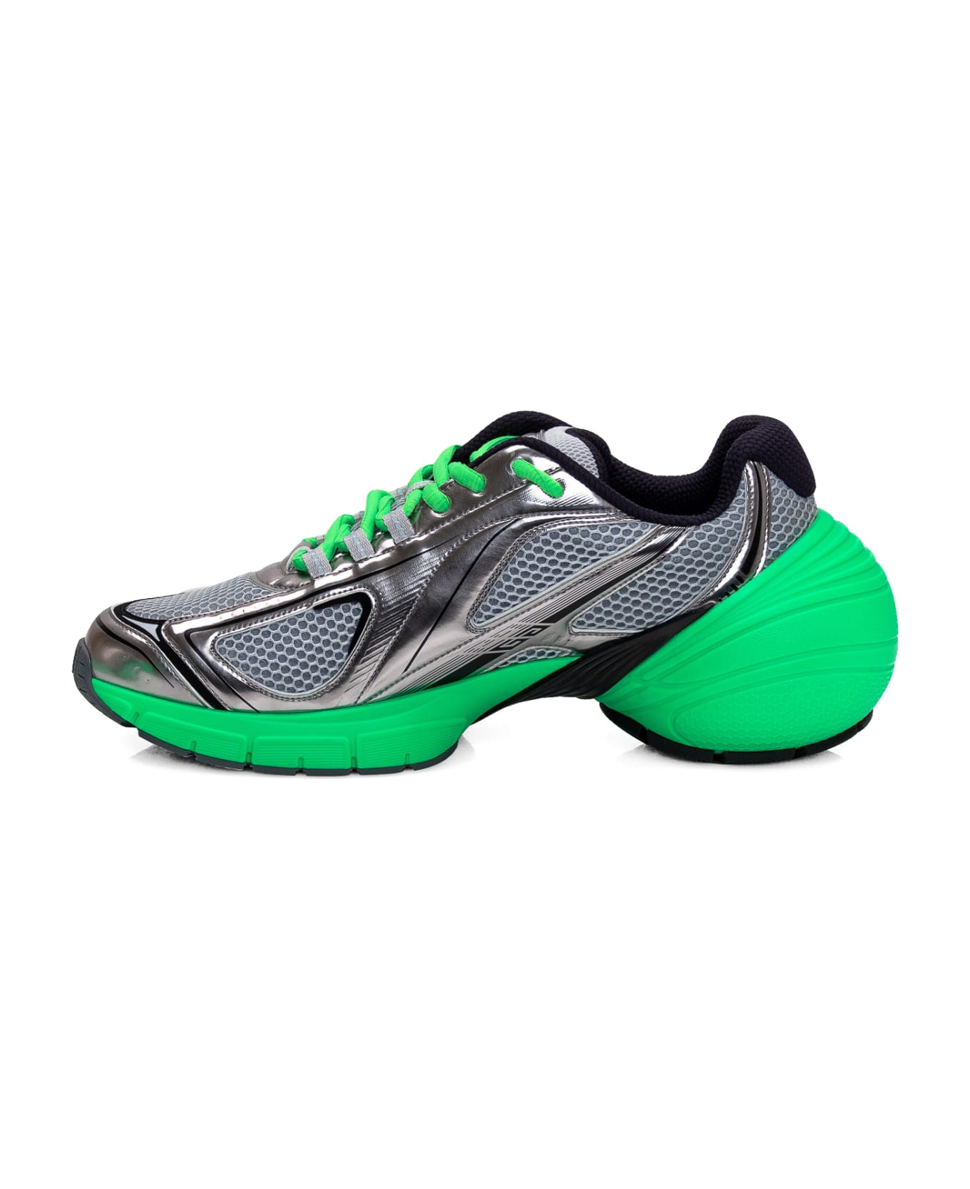 Givenchy Green And Silver Tk-mx Runner Sneakers - Verde