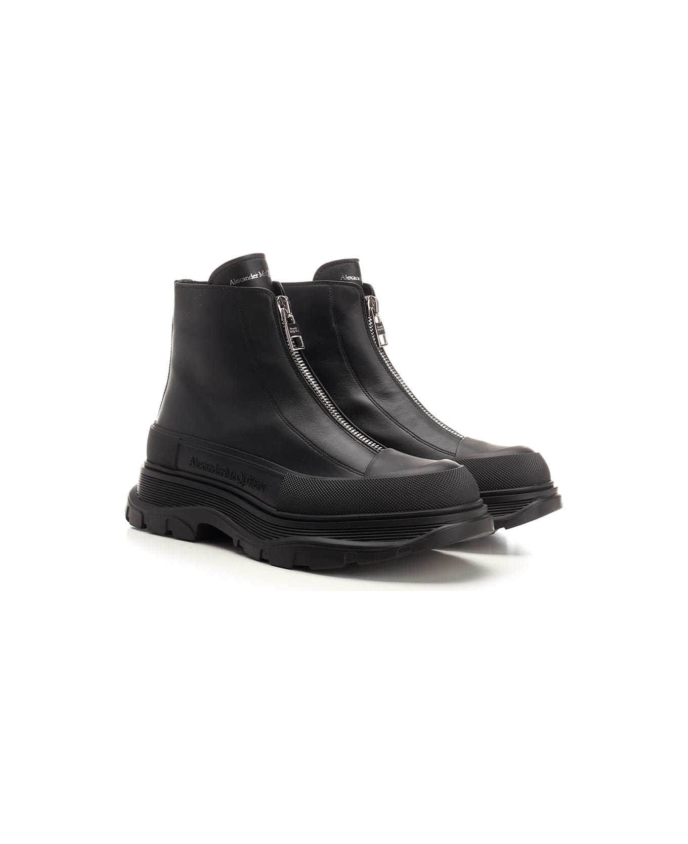Alexander McQueen Tread Slick Ankle Boot - Nero