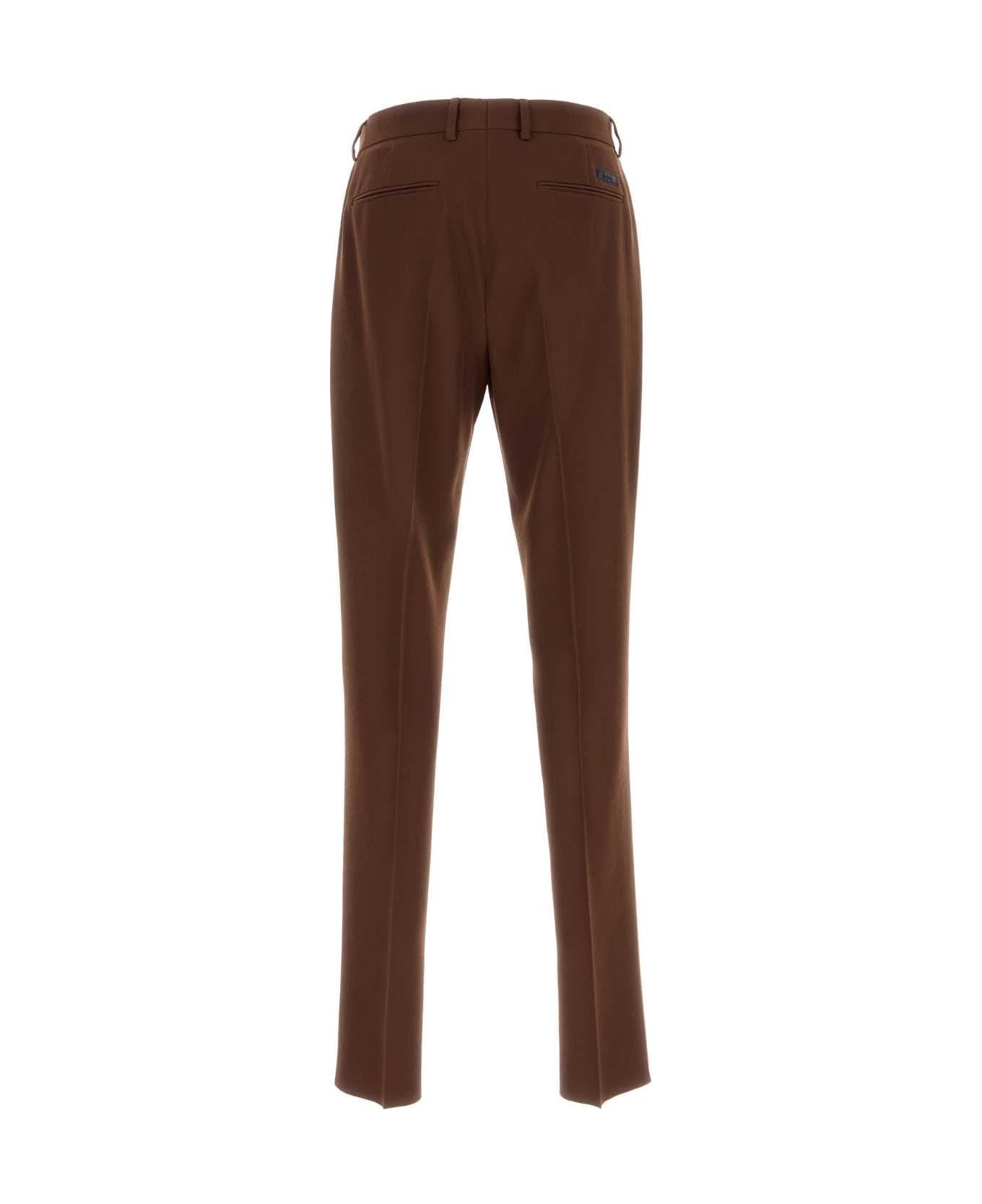 Versace Chocolate Grain De Poudre Pant - MOKA