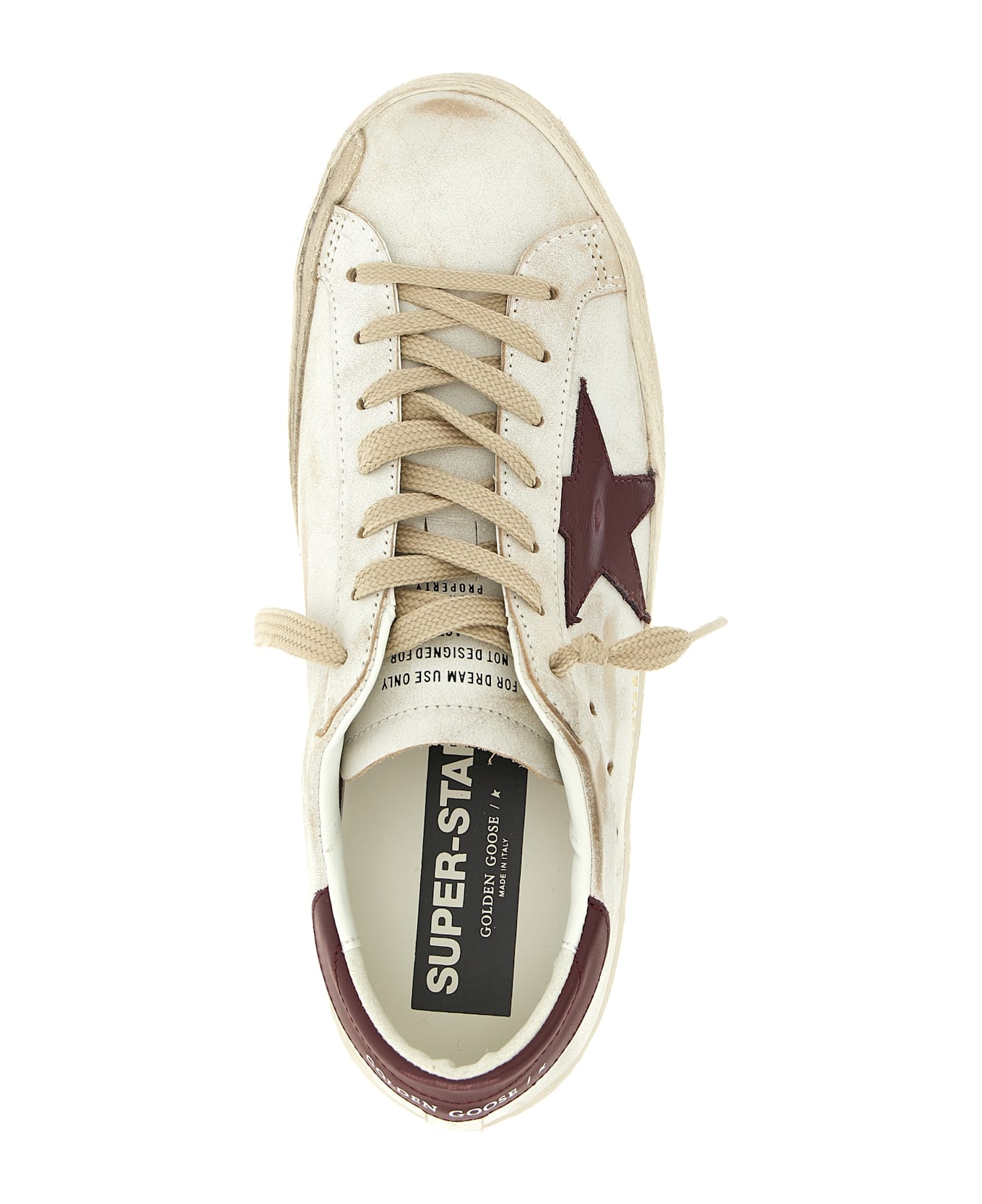 Golden Goose 'superstar' Sneakers - Bordeaux
