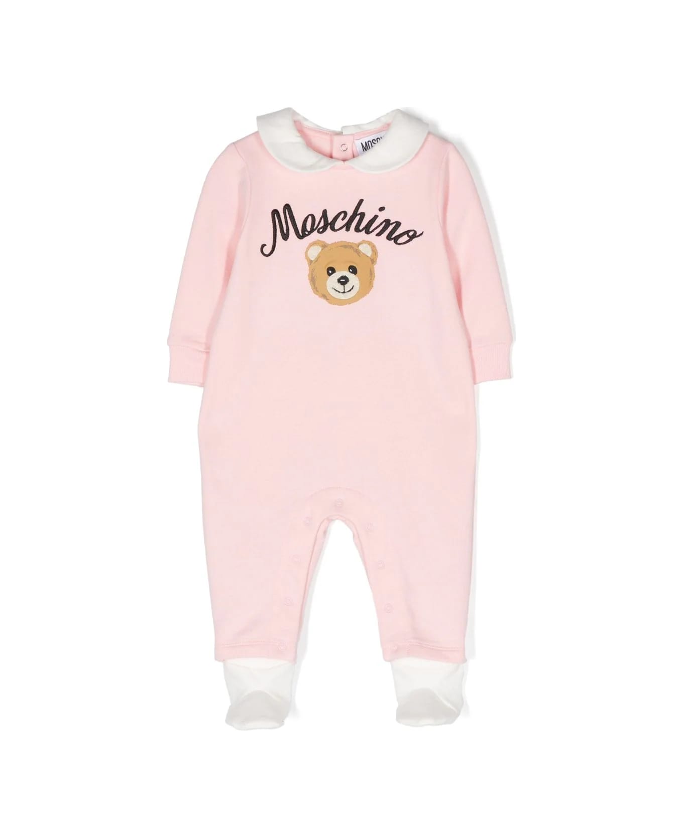 Moschino Onesie With Print - Pink