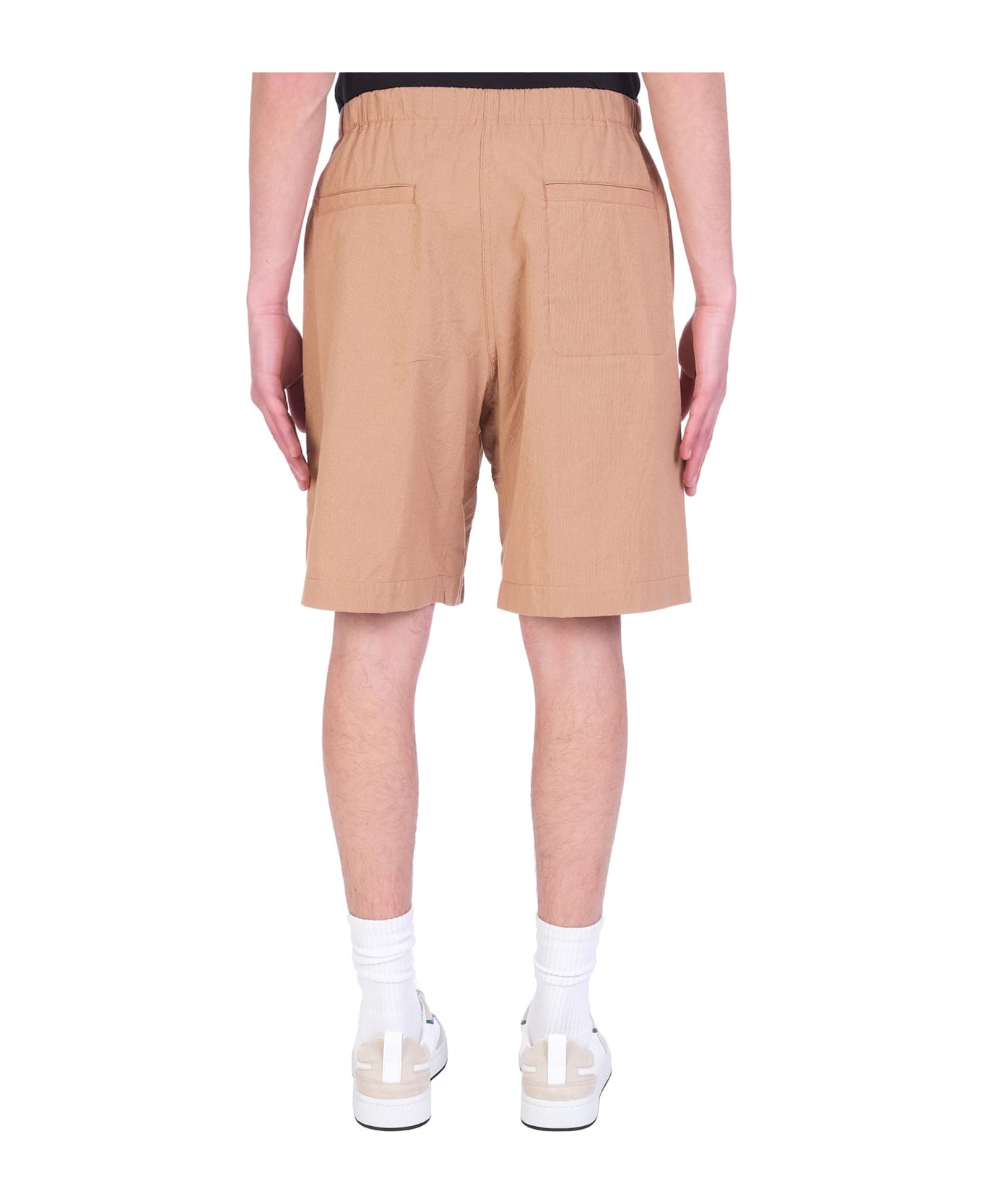 Kenzo Cotton Bermuda Shorts - Brown