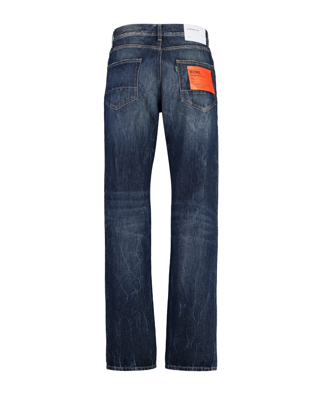 Department Five Bowl 5-pocket Straight-leg Jeans - Blue