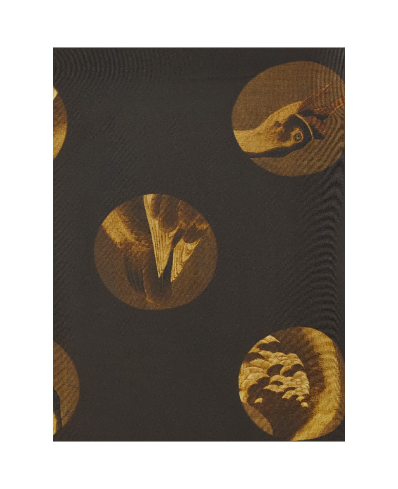 Uma Wang 
anaya
 Brown Sleeveless Dress With Round Neck And All-over Motif In Viscose Blend Woman - BROWN