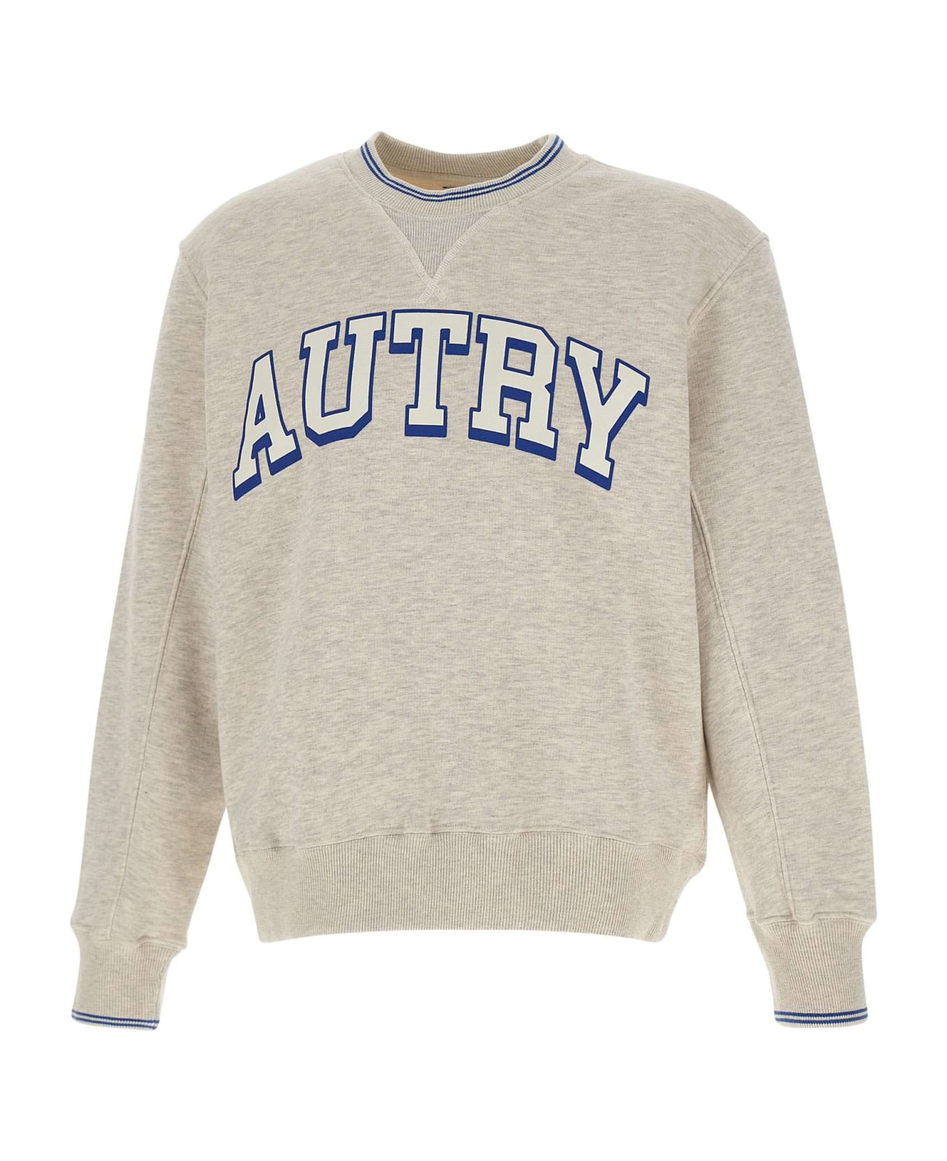 Autry 'main Man Apparel' Cotton Sweatshirt - GREY フリース
