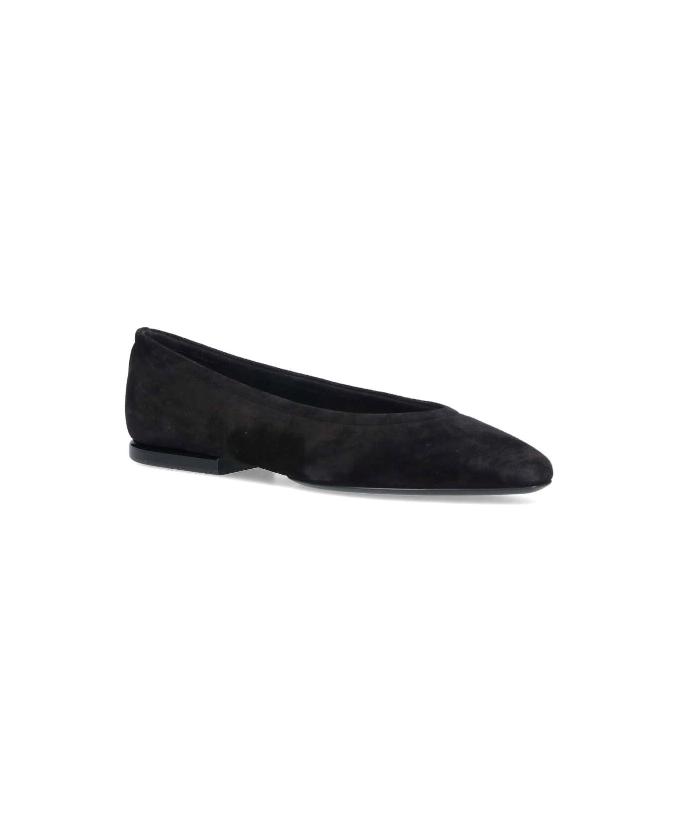 Loro Piana Primula Ballet Flats - Black