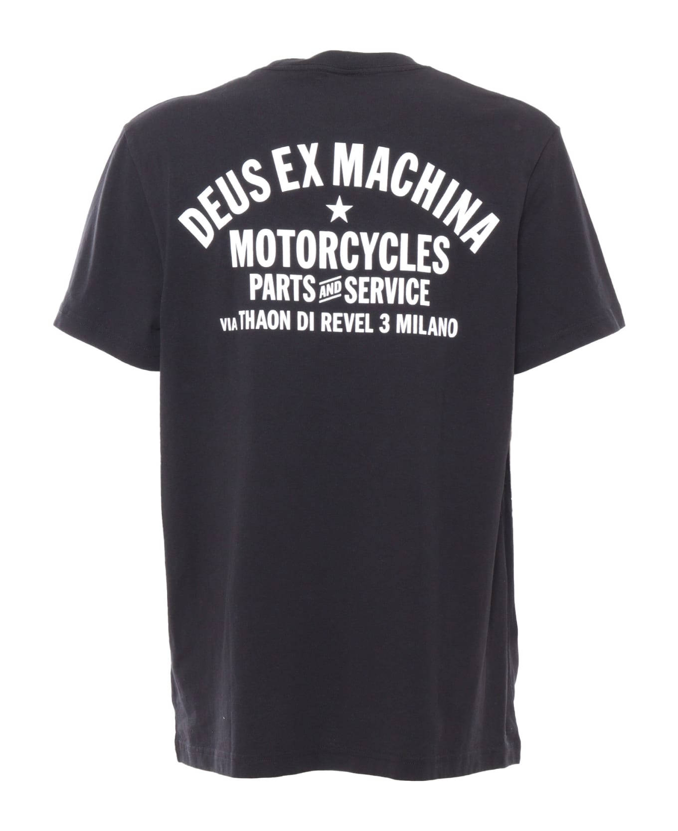 Deus Ex Machina Milan Addres Black T-shirt - BLACK シャツ