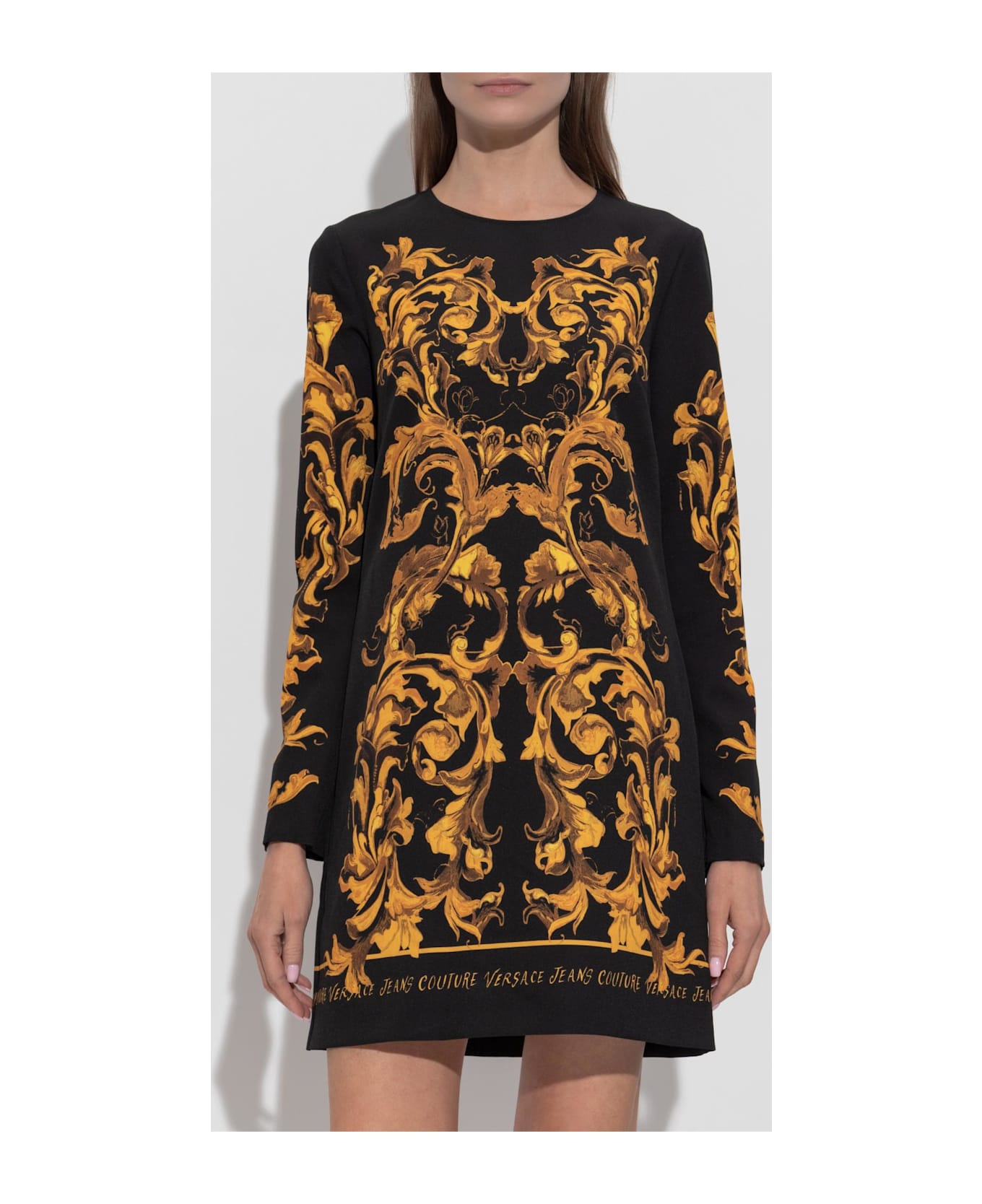 Versace Jeans Couture Dress With 
barocco
 Print - multicolored