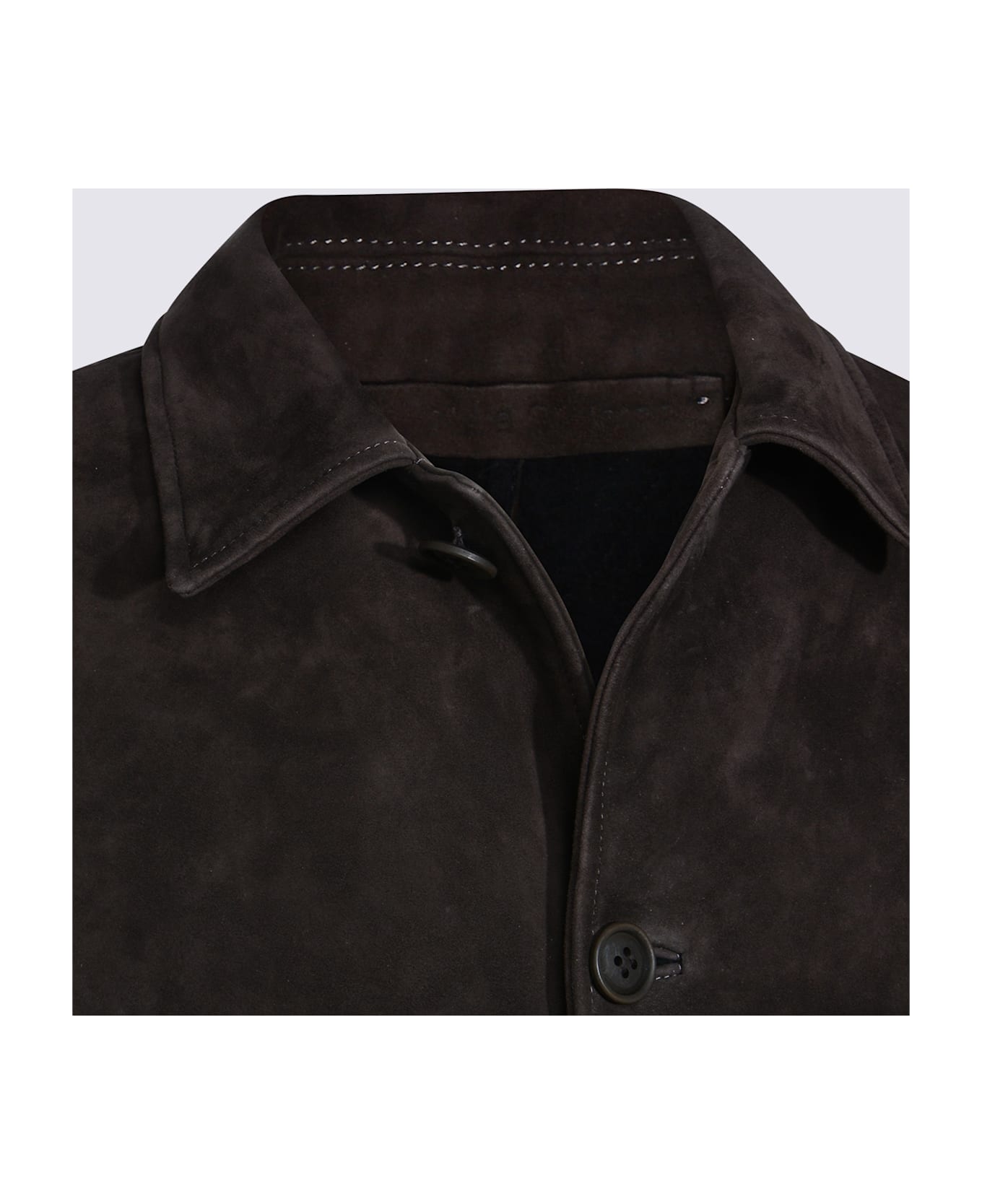 Salvatore Santoro Brown Leather Jacket