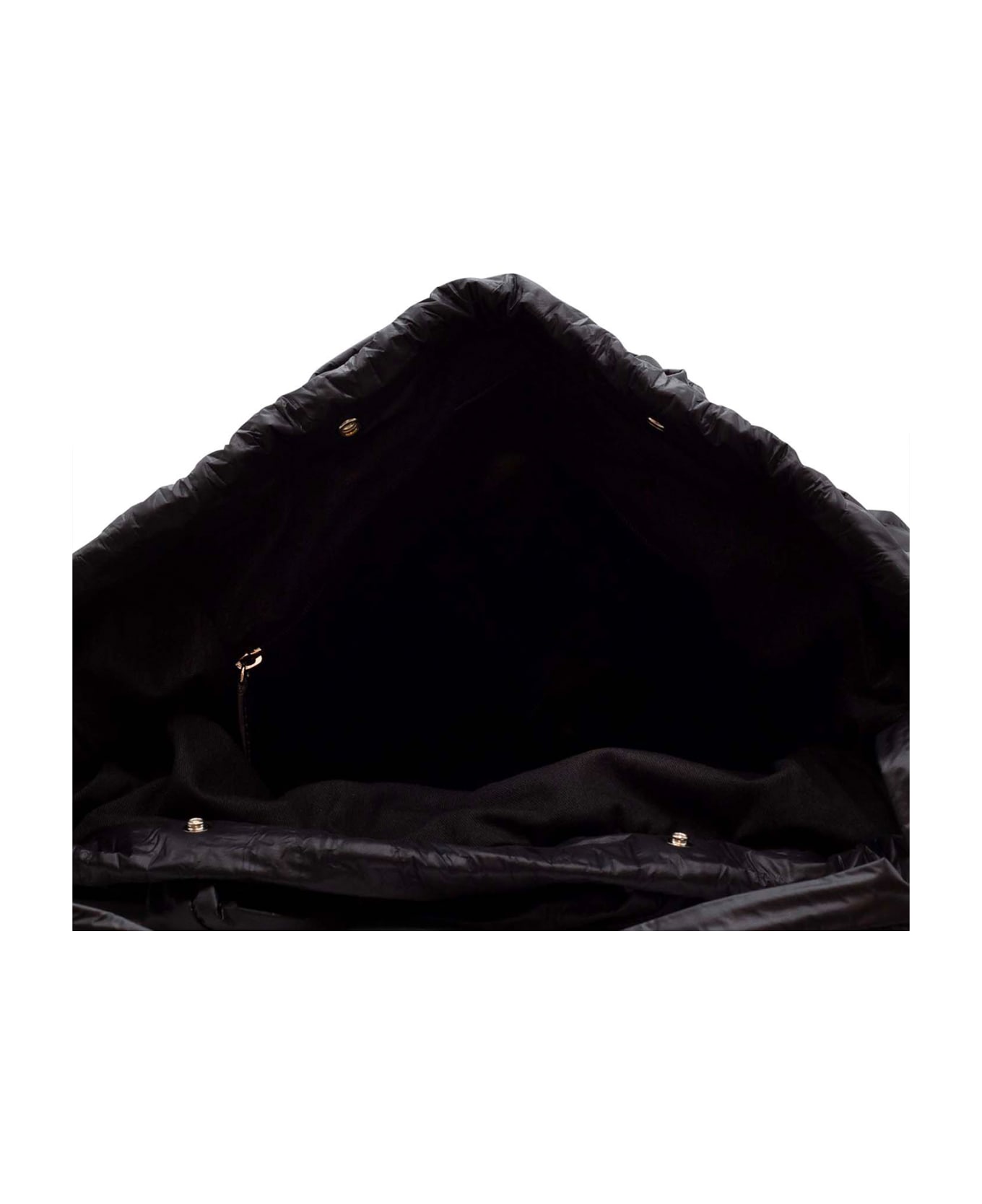 Vic Matié Large Black Nylon Handbag - BLACK