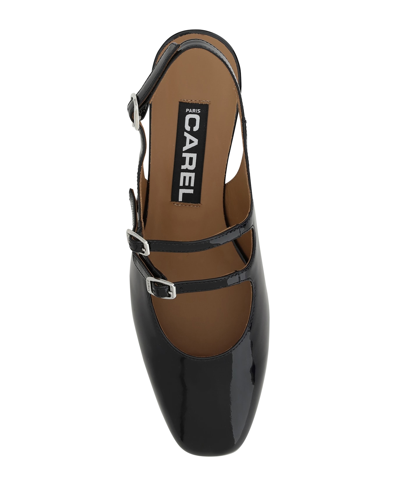 Carel Peche Pumps - Vernis Noir