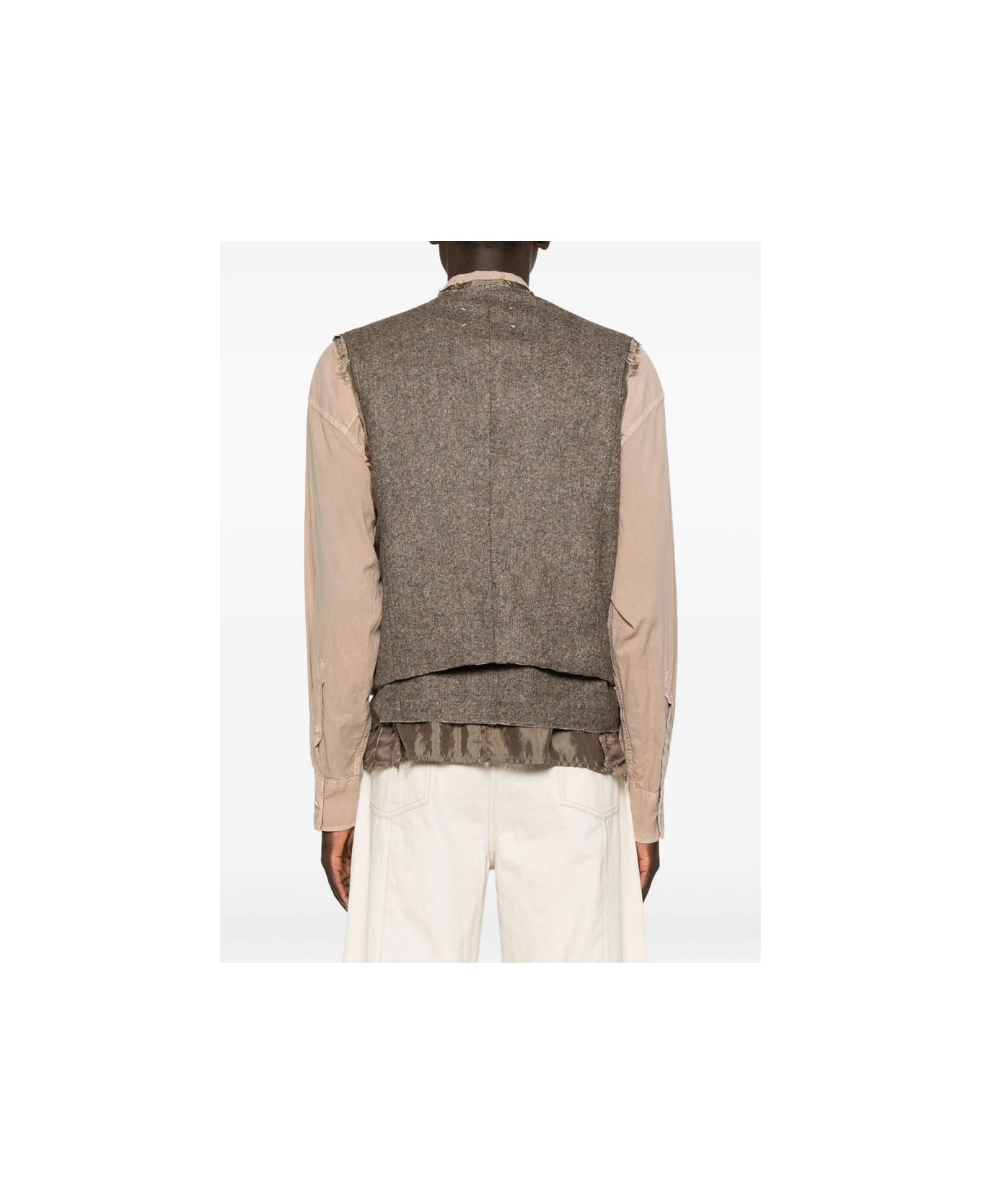 Maison Margiela Outwear Waistcoat - BROWN