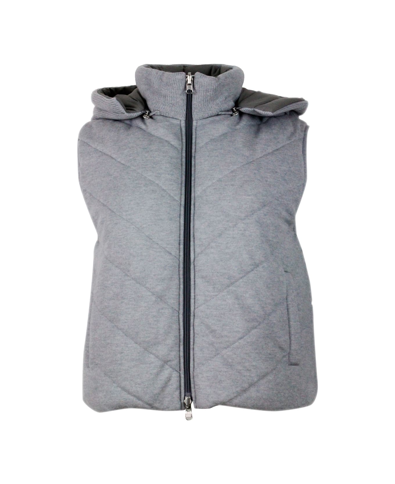 Barba Napoli Vest - Grey