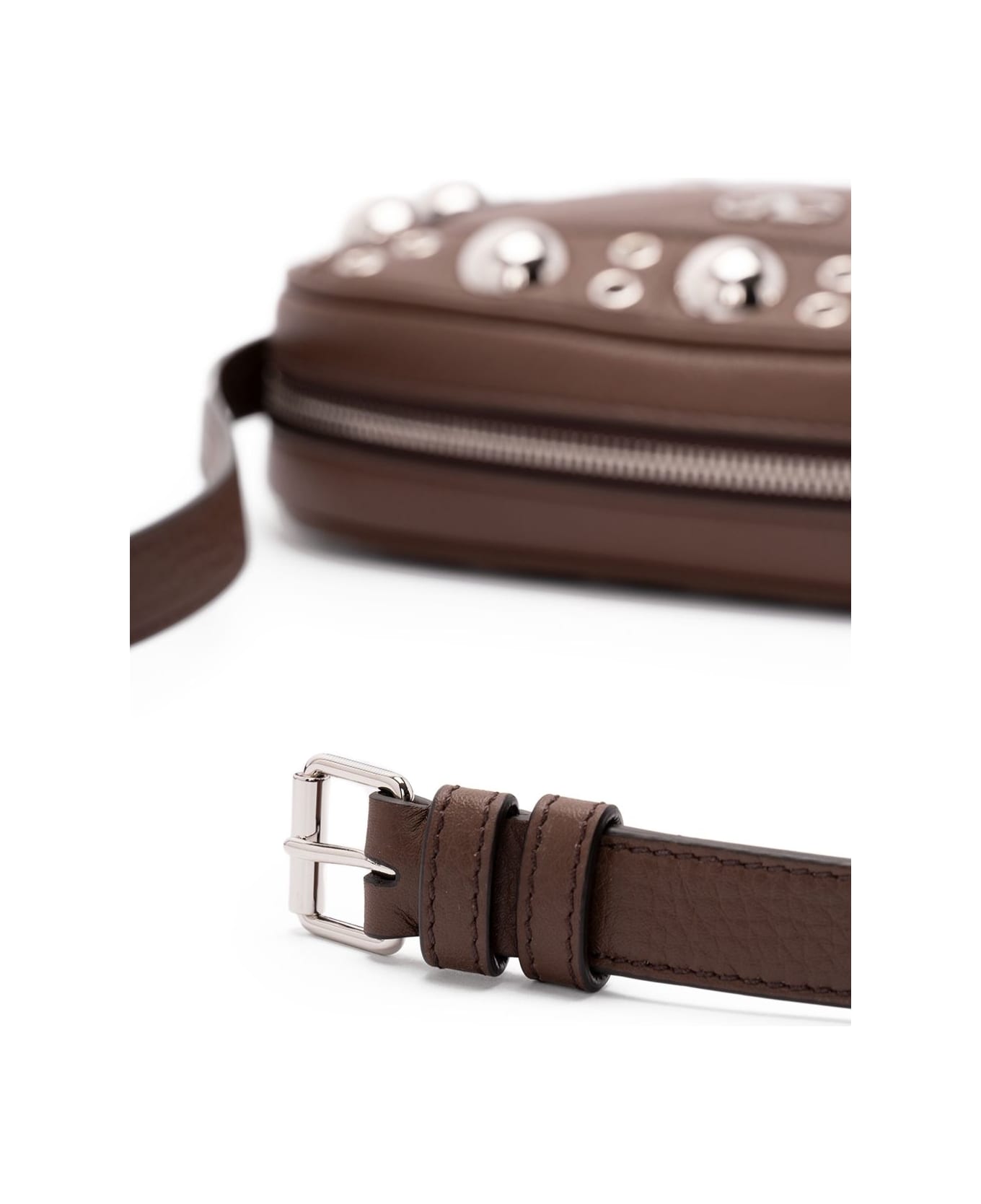 Valentino Garavani Nellcote Leather Crossbody Bag - Brown